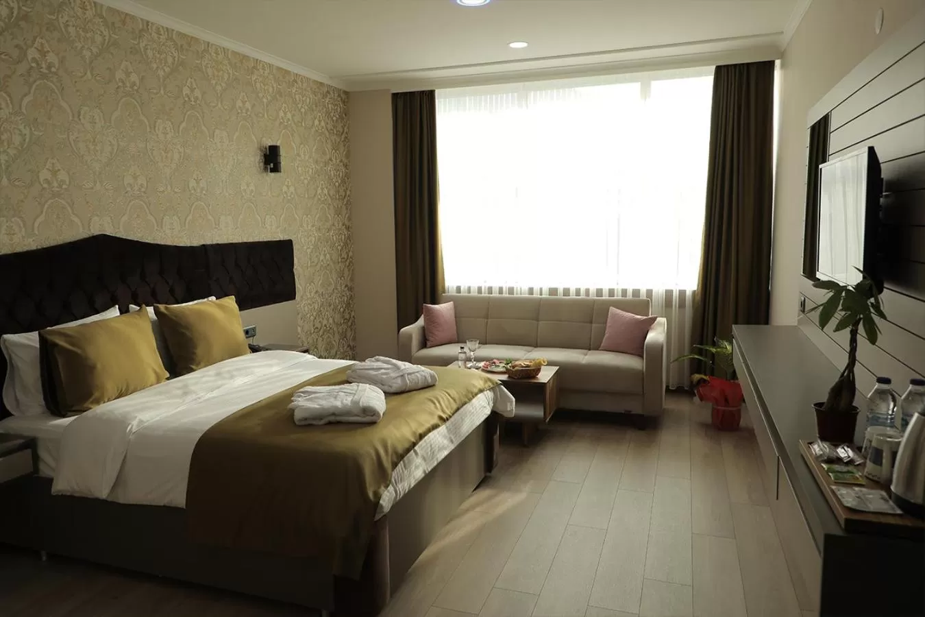 Bed in ELİT OTELHAN