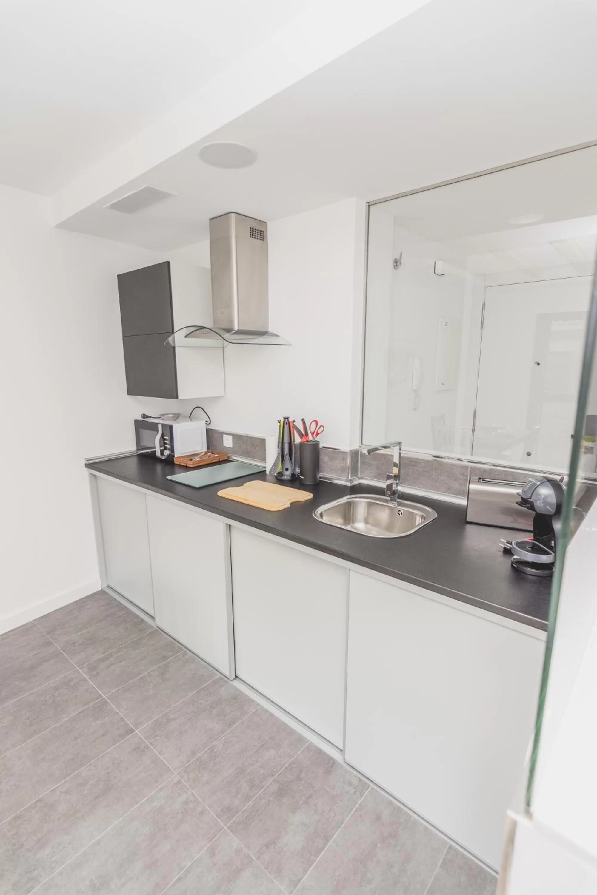 Kitchen or kitchenette in Slow León Apartamentos Turísticos