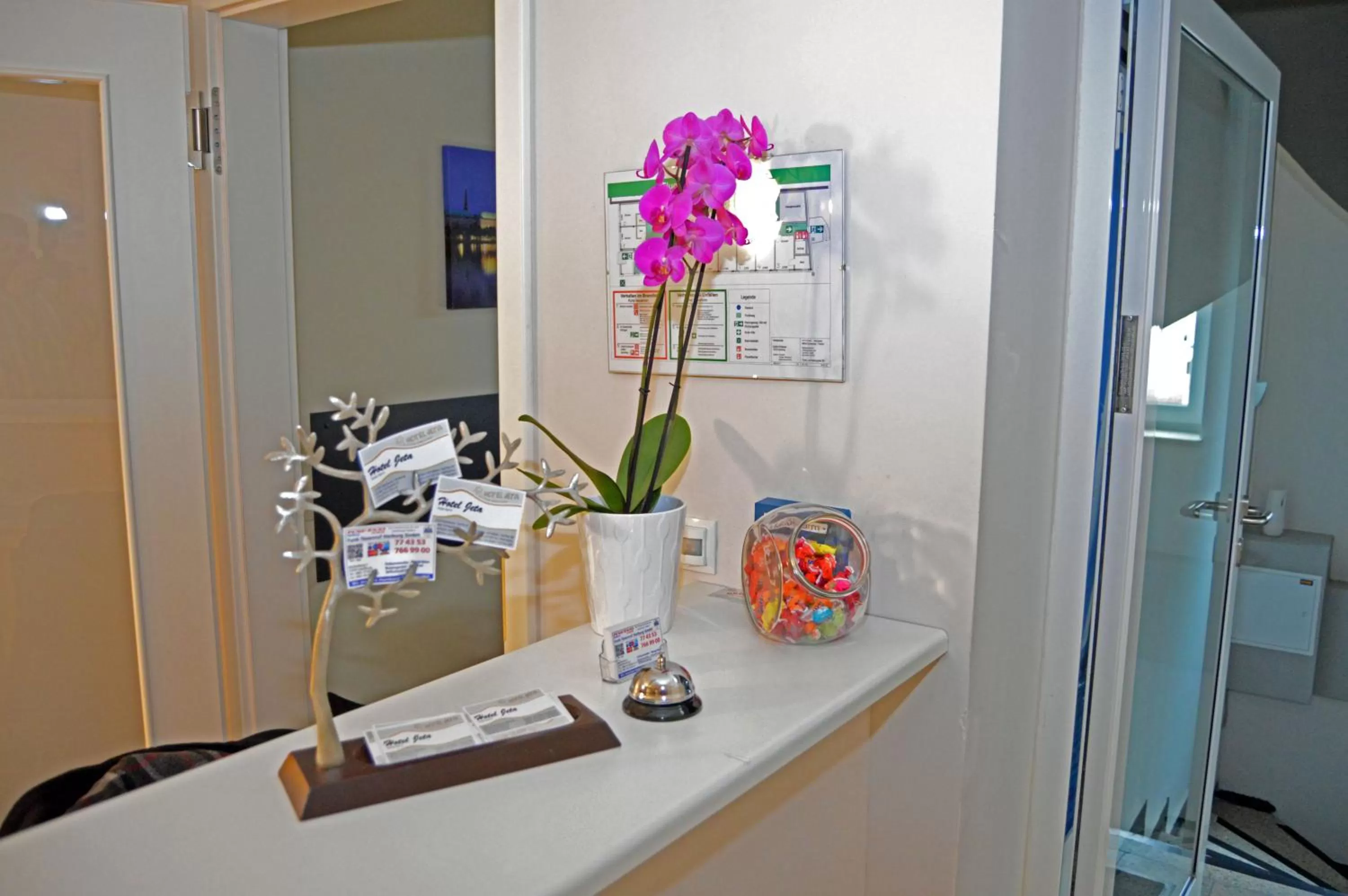 Lobby or reception in Hotel Jeta