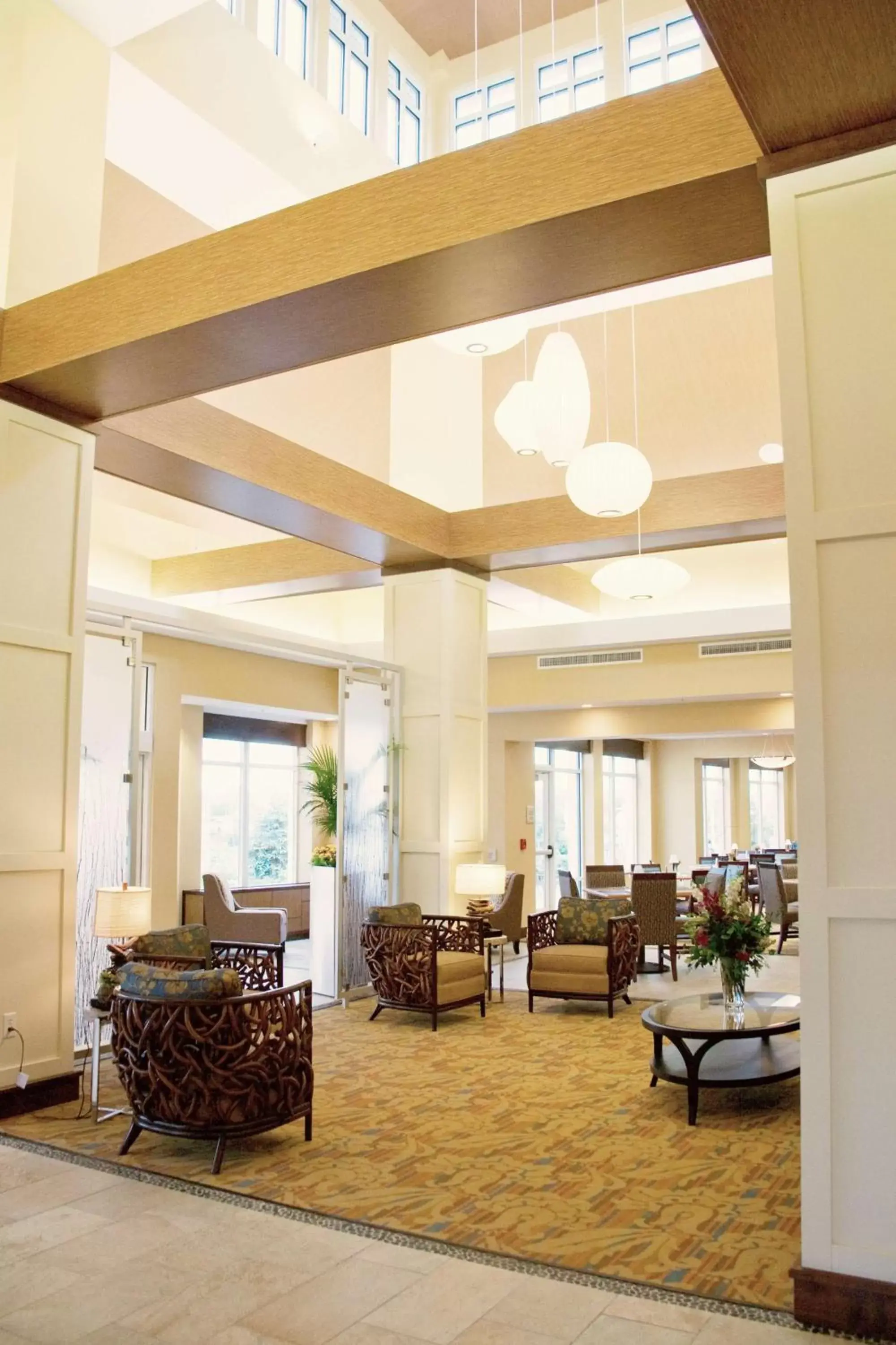 Lobby or reception, Restaurant/Places to Eat in Hilton Garden Inn Watertown