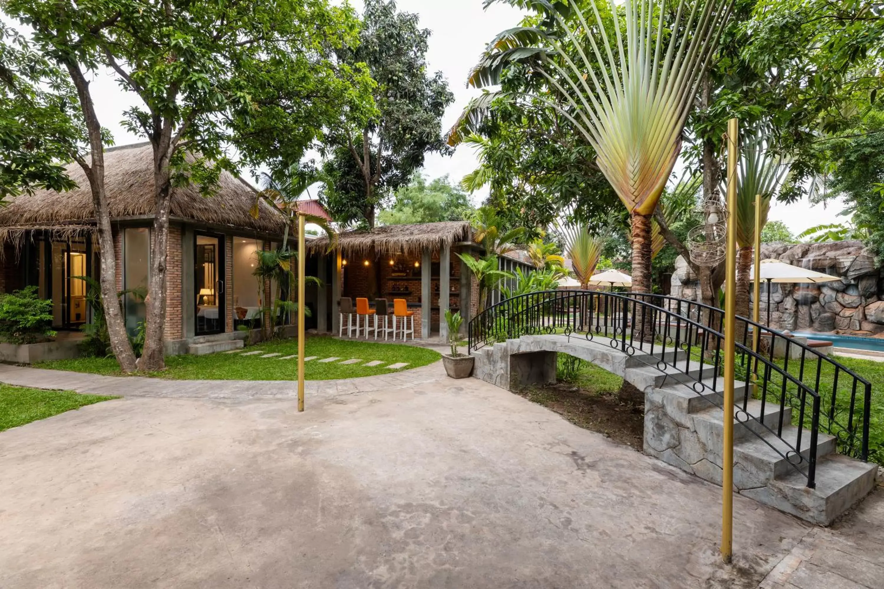 Garden in Maison Gen Angkor
