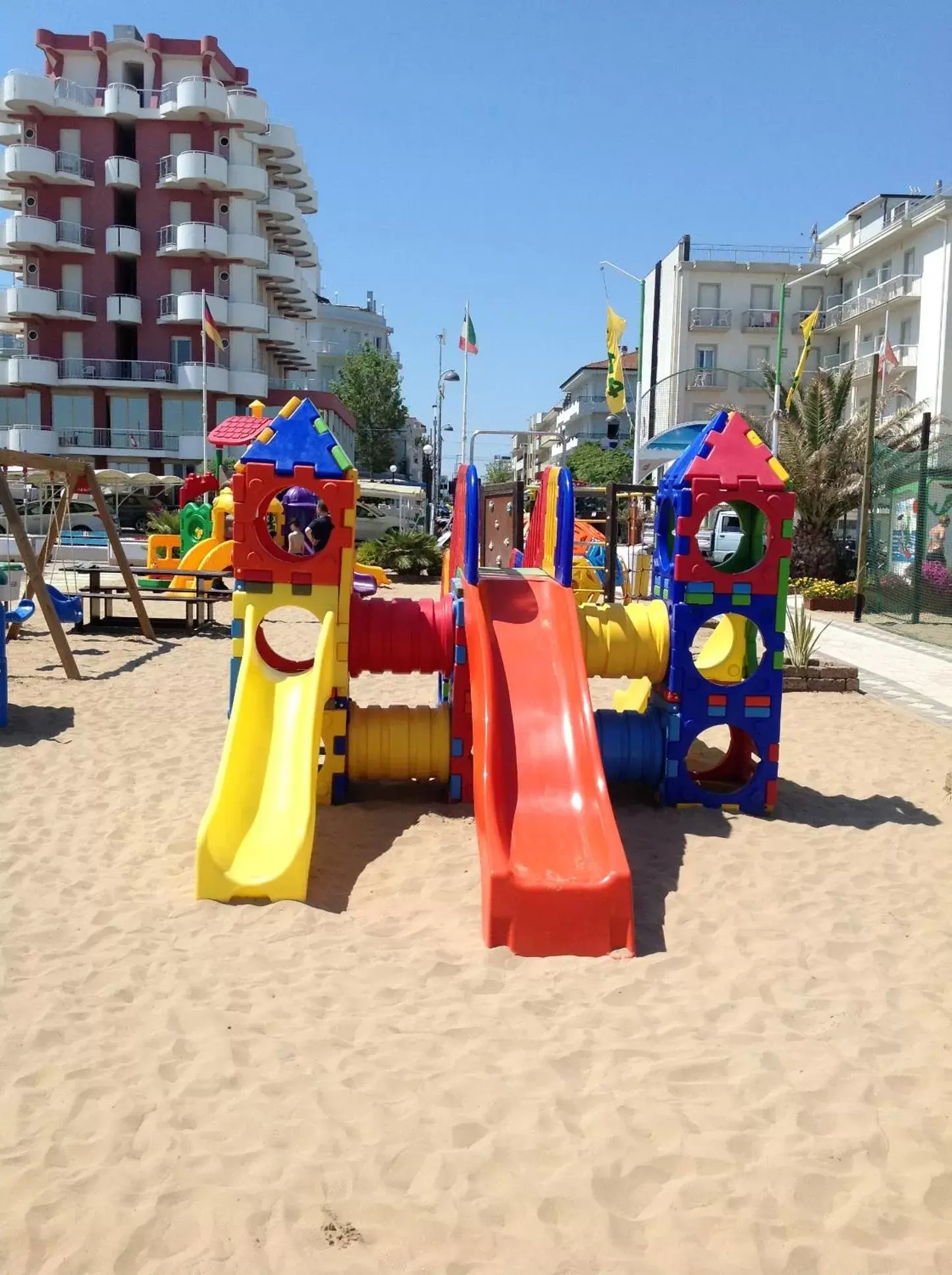 Beach, Children's Play Area in Hotel Marilonda