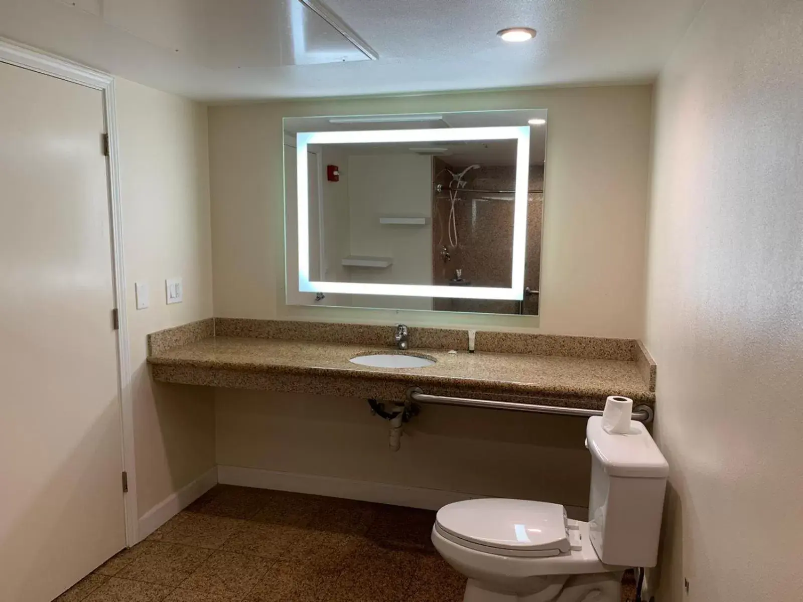 Bathroom in Motel 6 Vallejo, CA - Napa Valley