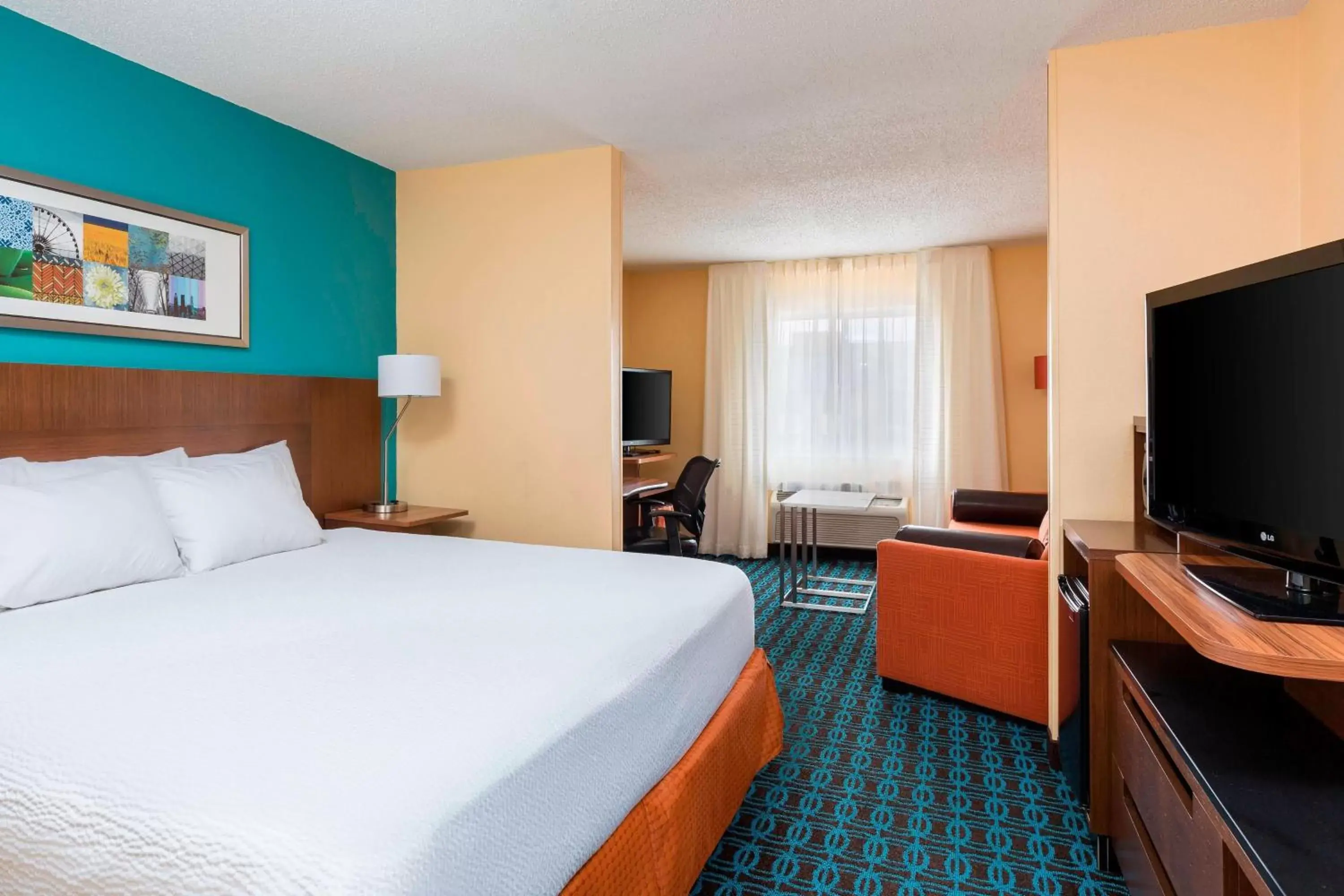 Photo of the whole room, Bed in Fairfield Inn & Suites Lubbock