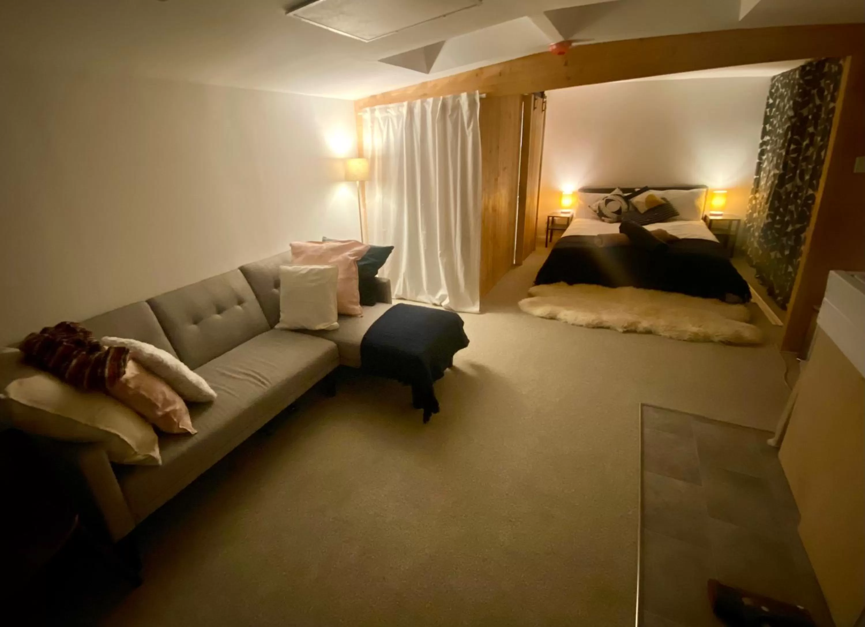 Bed in The Dragonfly BNB, Glastonbury