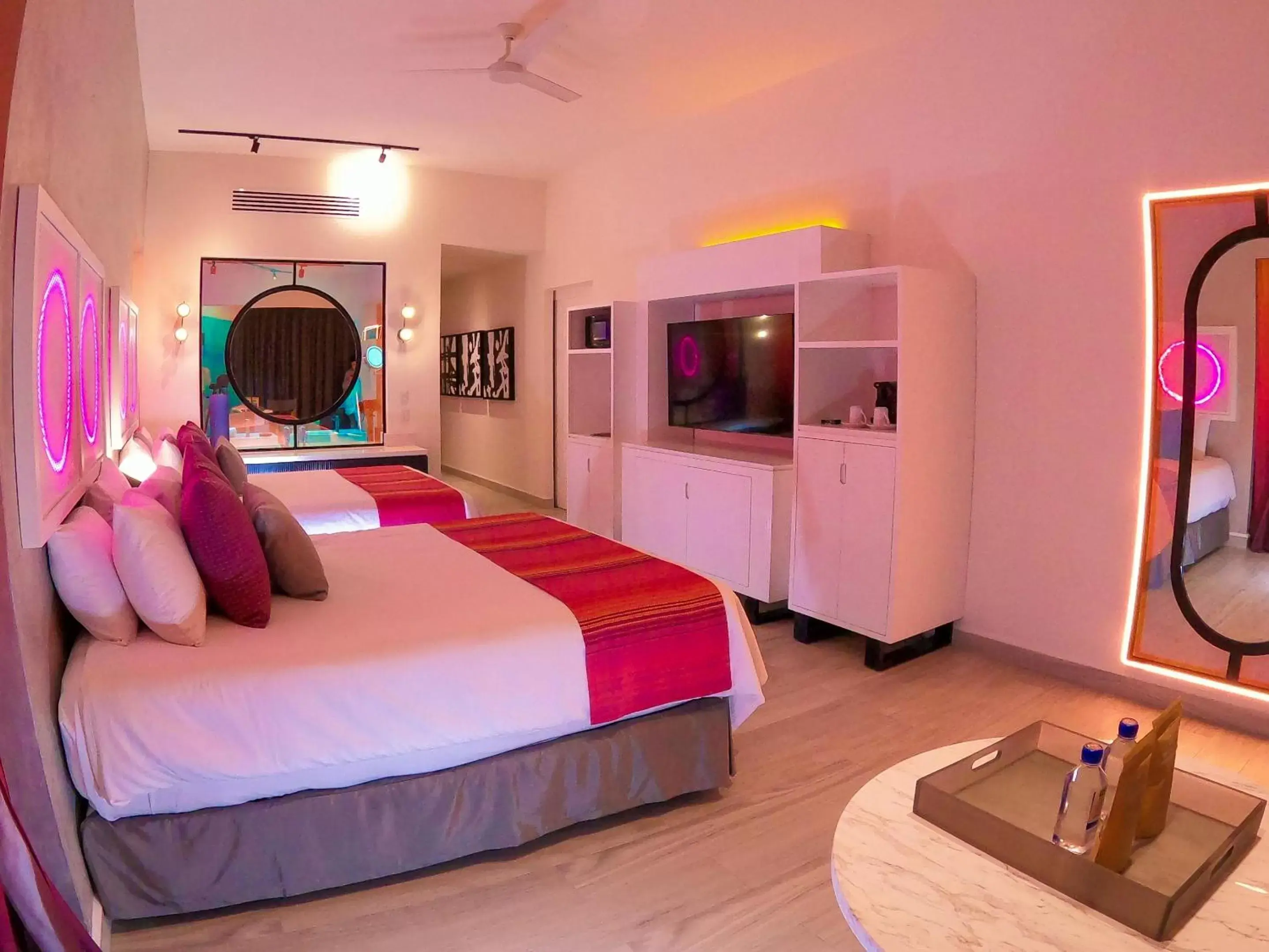 Bed in Almar Resort Luxury LGBT Beach Front Experience