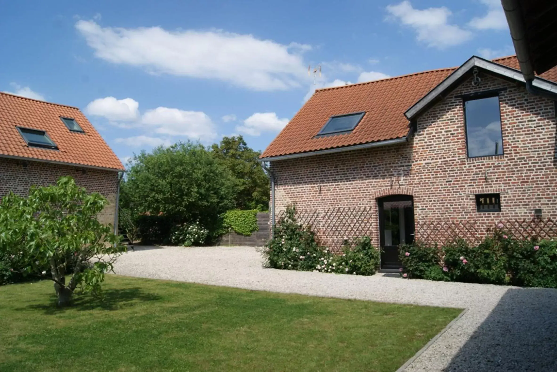 Garden view in La Grange De Salomé Garden view in La Grange De Salomé