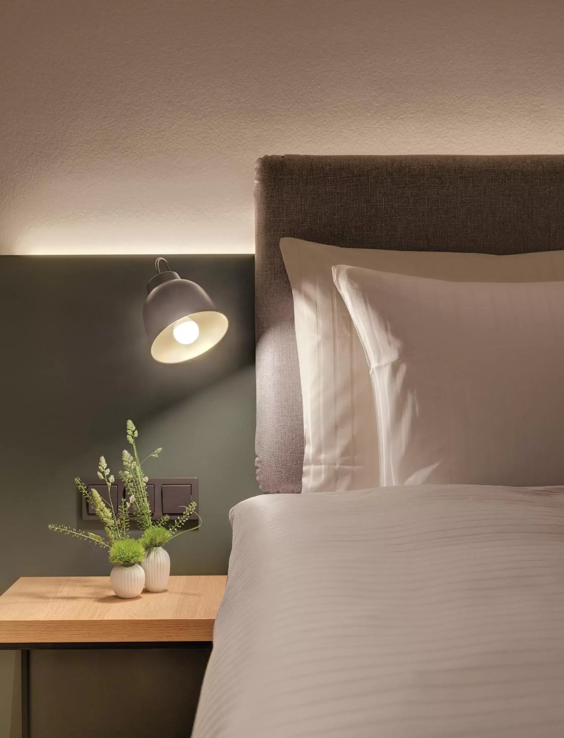 Decorative detail, Bed in Hotel the YARD Berlin Decorative detail, Bed in Hotel the YARD Berlin