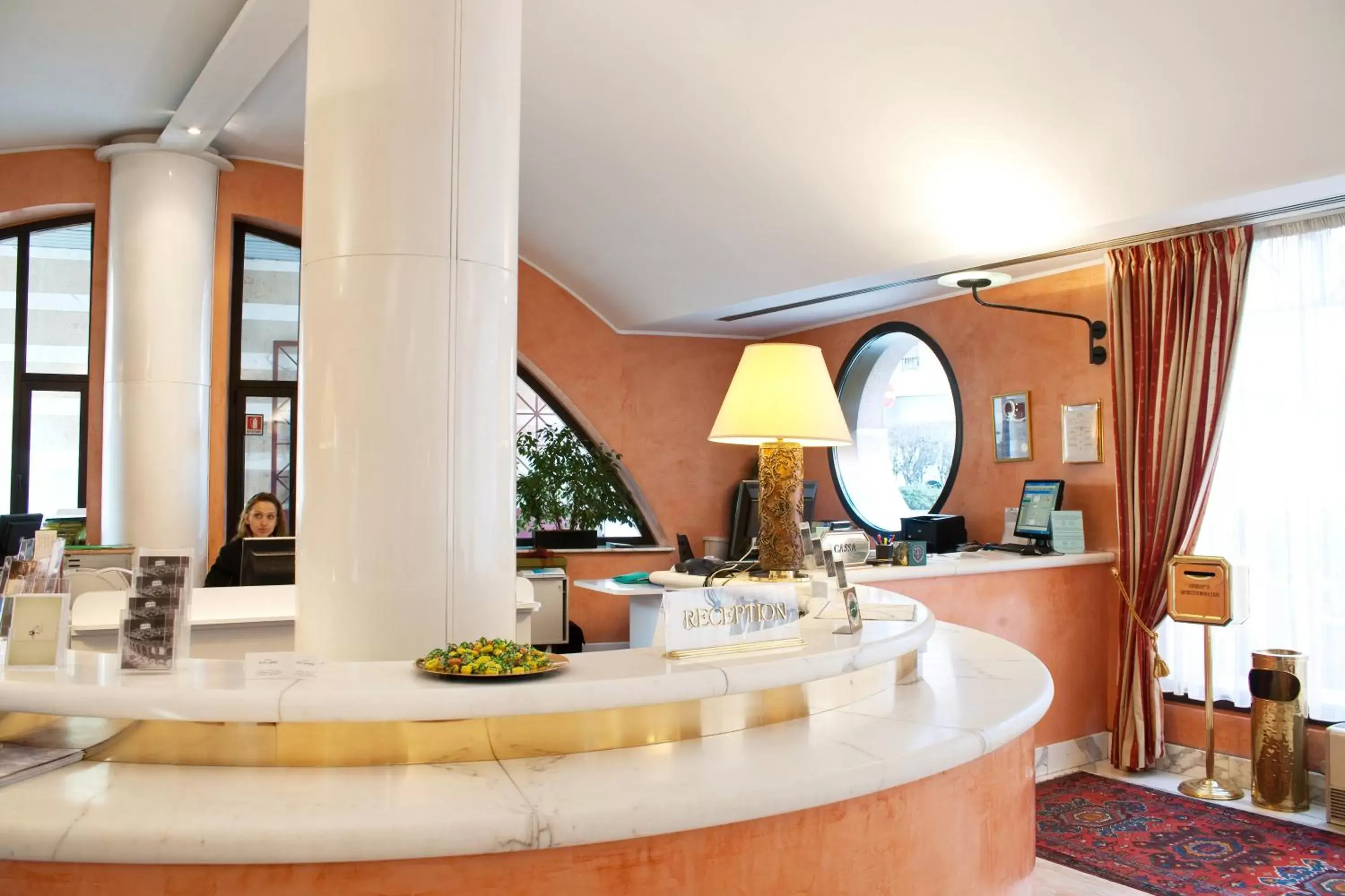 Lobby or reception in Hotel Giberti & Spa