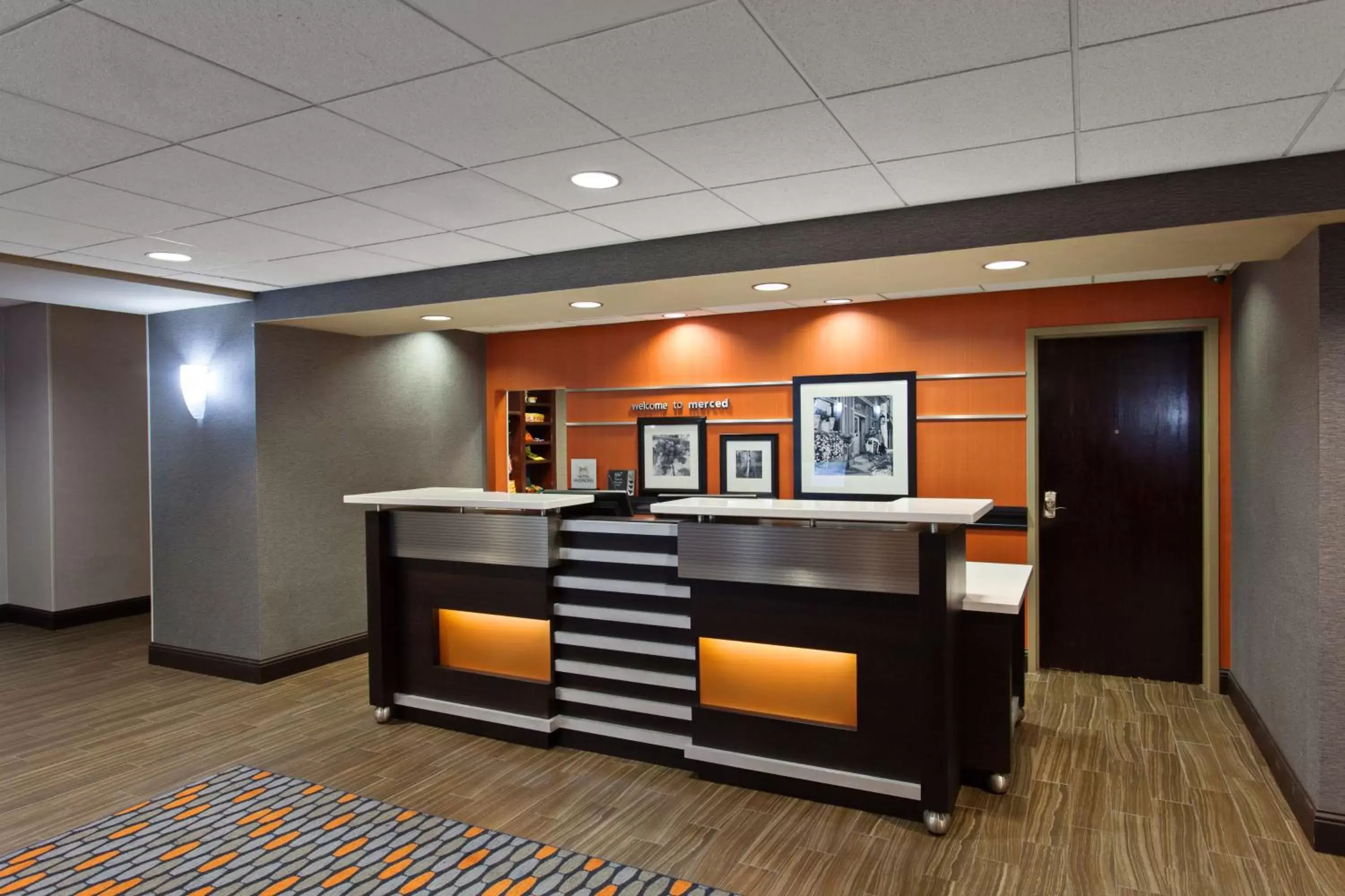 Lobby or reception in Hampton Inn and Suites Merced Lobby or reception in Hampton Inn and Suites Merced