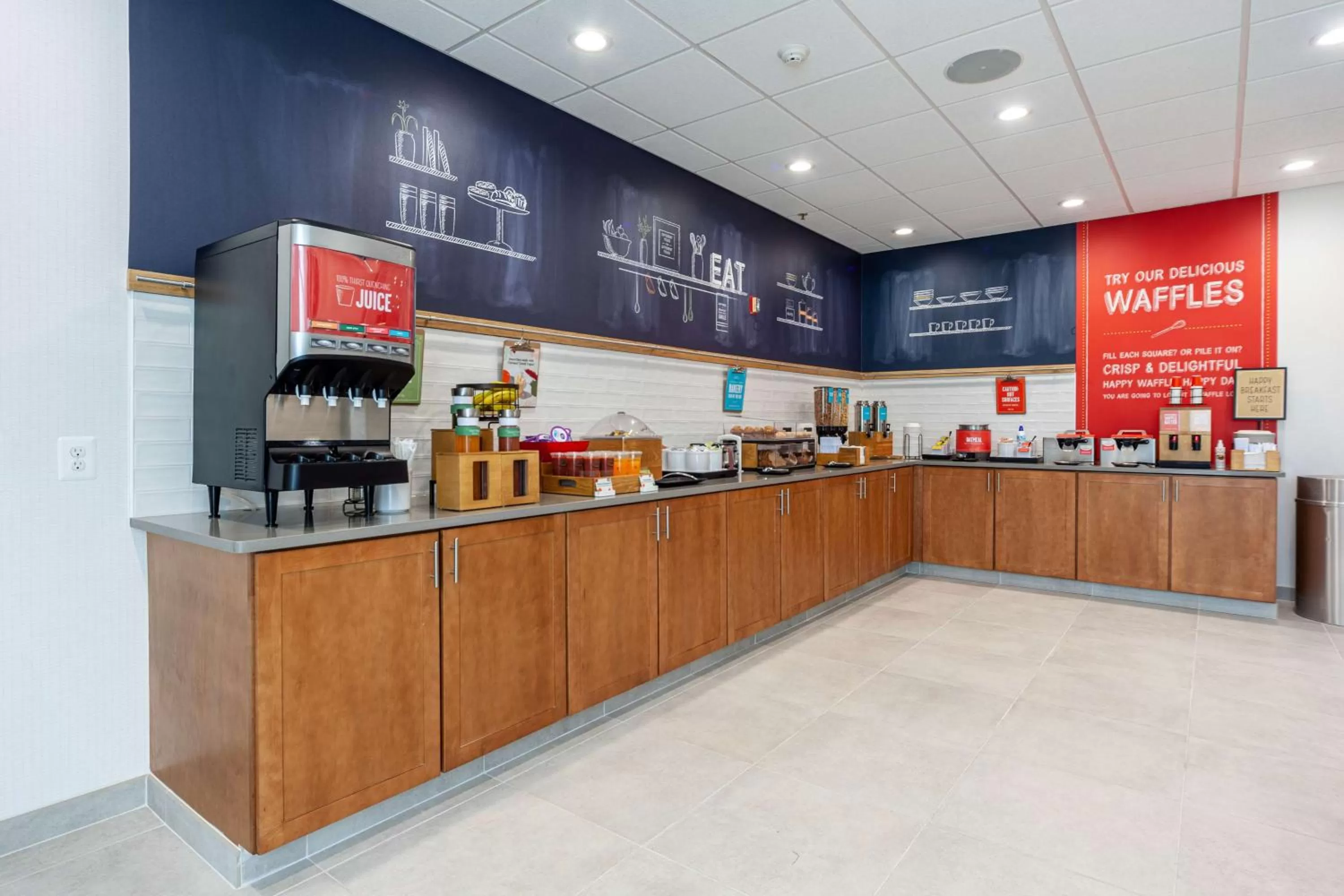 Breakfast in Hampton Inn Winchester