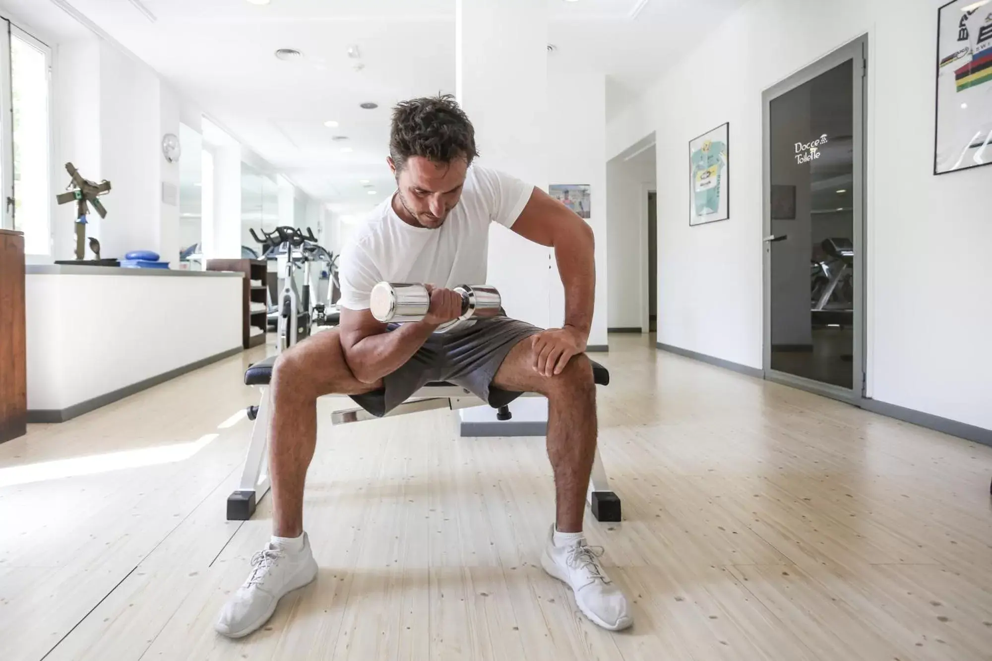 Fitness centre/facilities in Grand Hotel Croce Di Malta Fitness centre/facilities in Grand Hotel Croce Di Malta