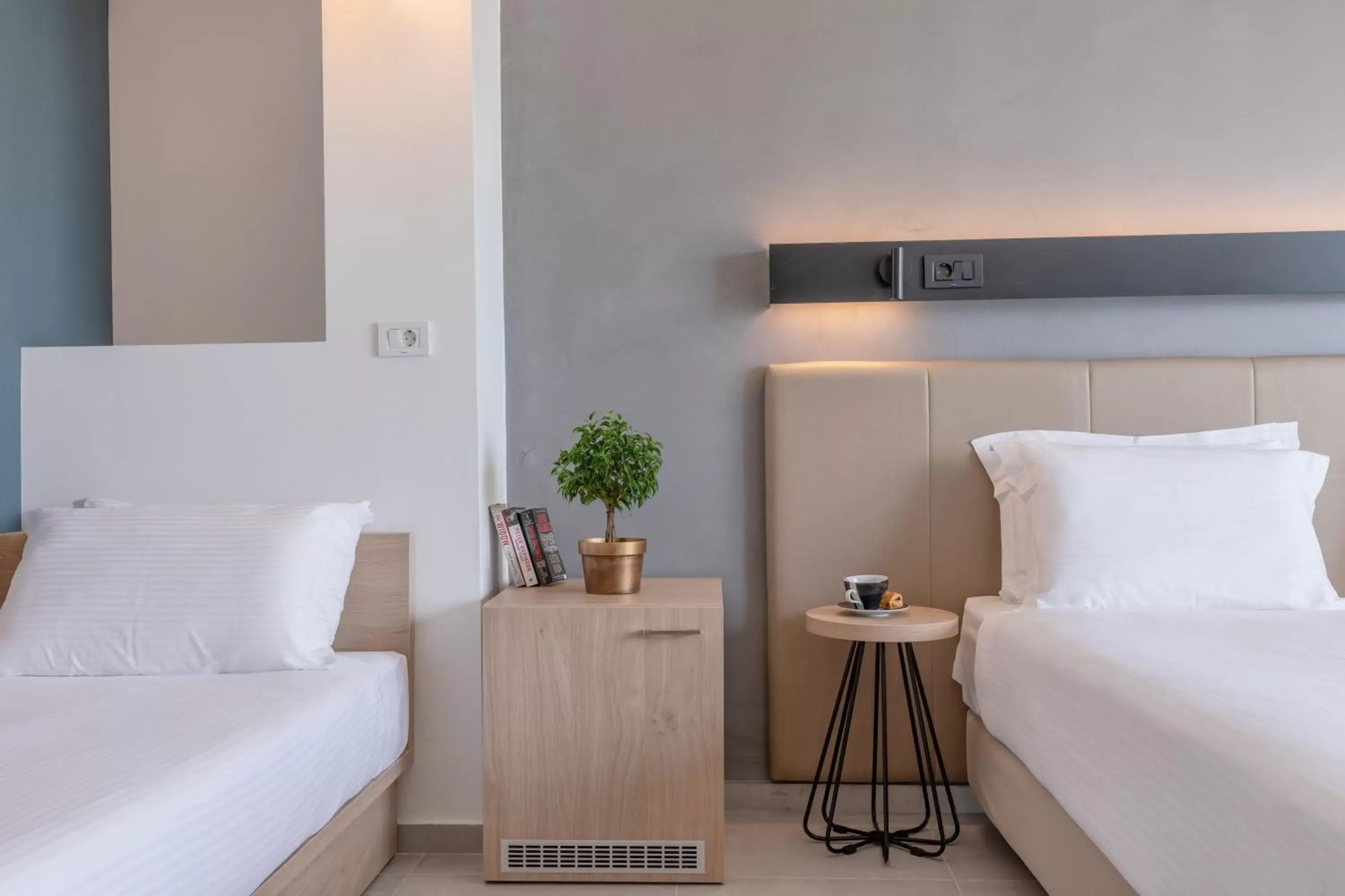 Bed in Avra Hotel