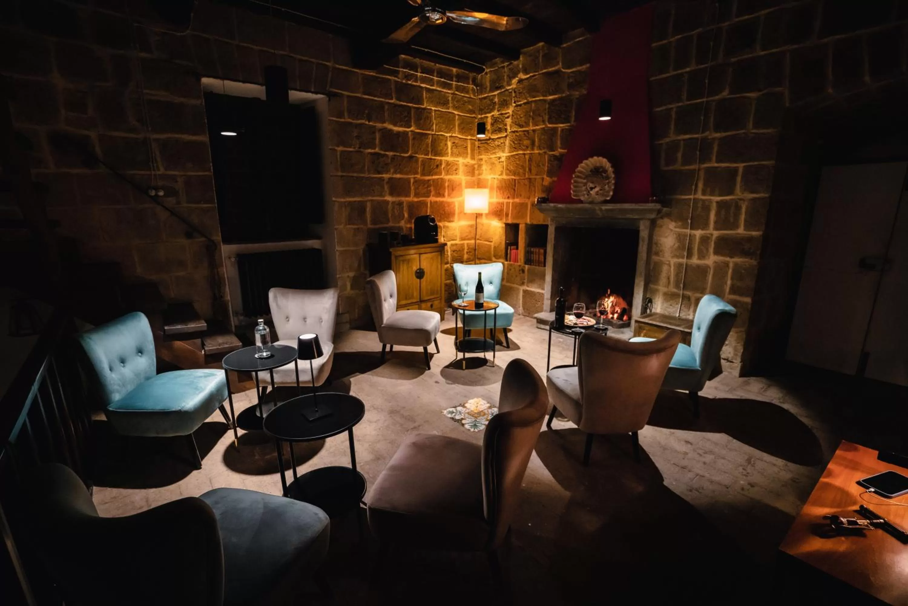 Living room in Libera Mente Civita