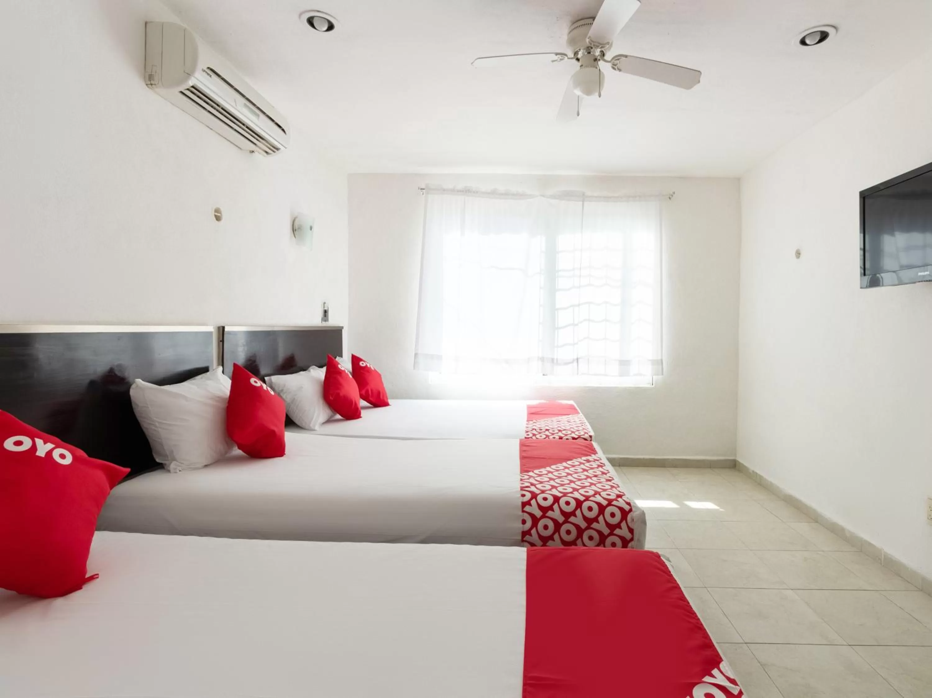 Bedroom, Bed in OYO Hotel Puesta del Sol, Santa Ana, Campeche