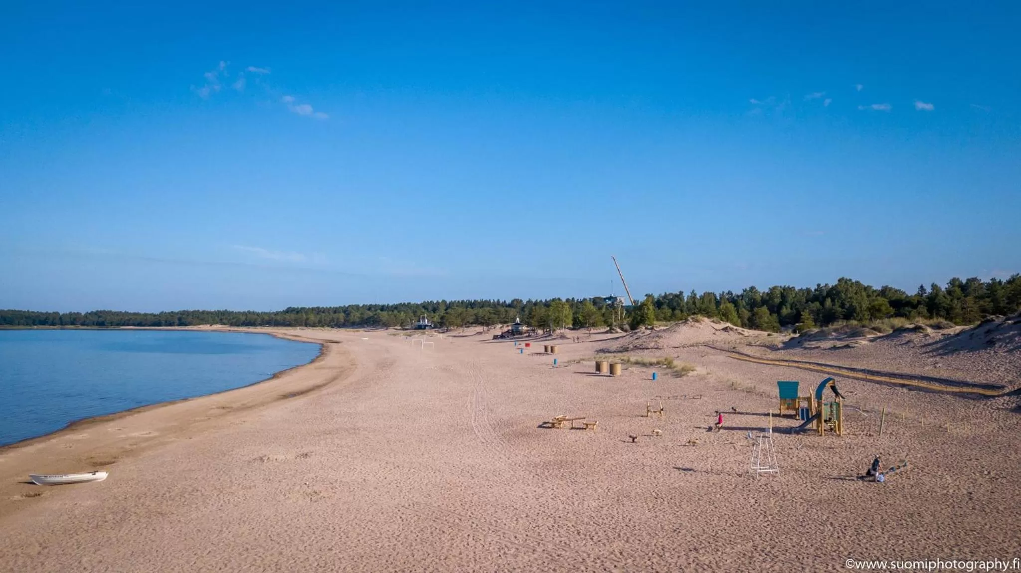 Children play ground in Yyteri Holiday Cottages
