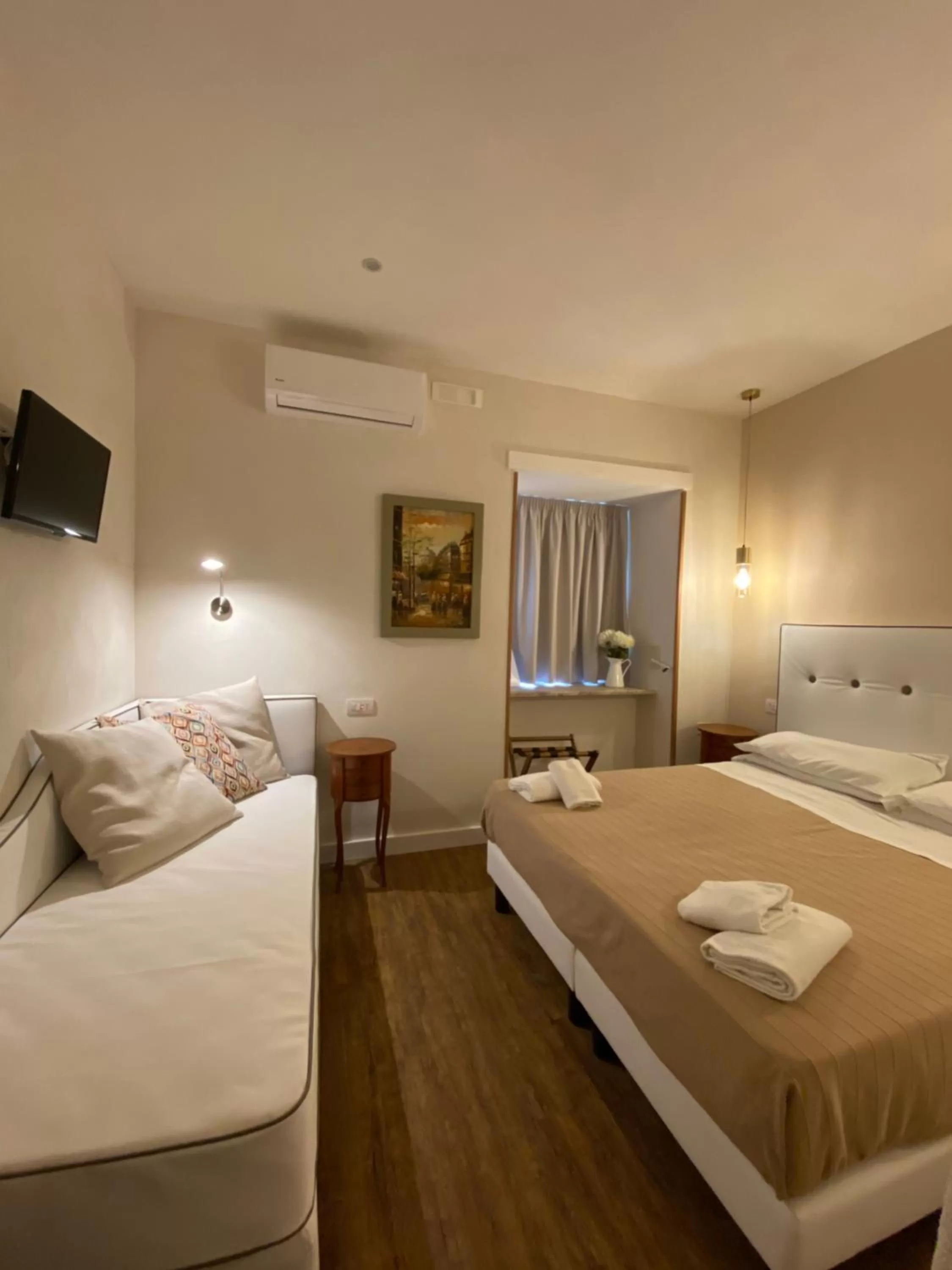 Bed in Hotel Europeo Napoli