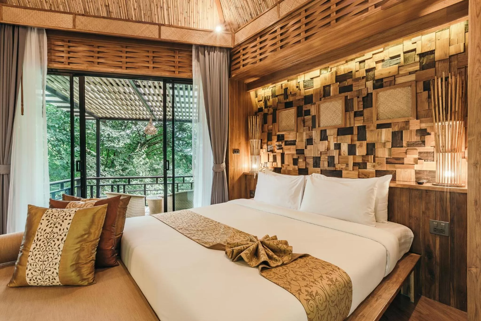 Bed in Aonang Fiore Resort