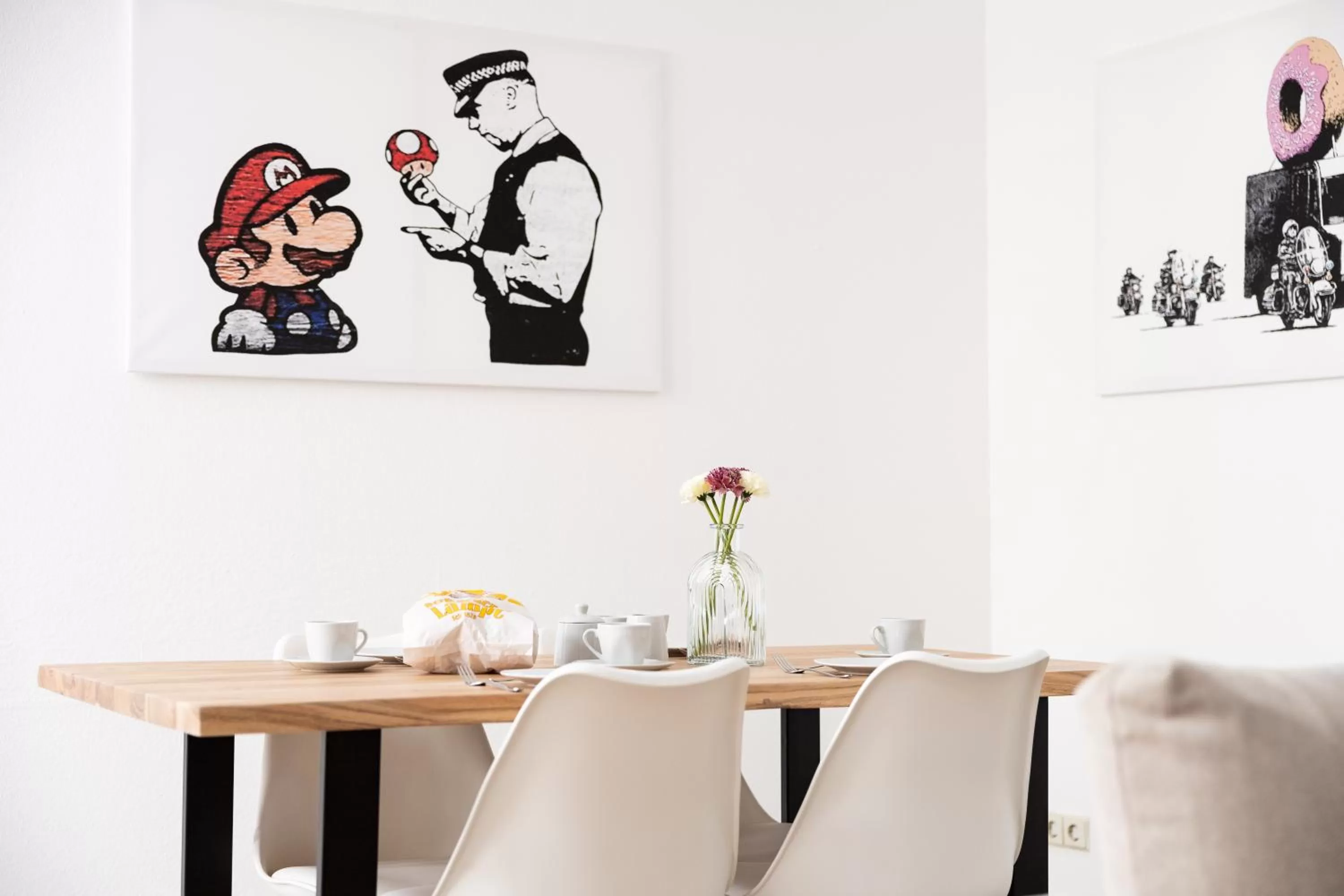 Dining area in Apartments an der Oper - Innenstadt - Zentral - Küche - Wifi - Powered by Ko-Living