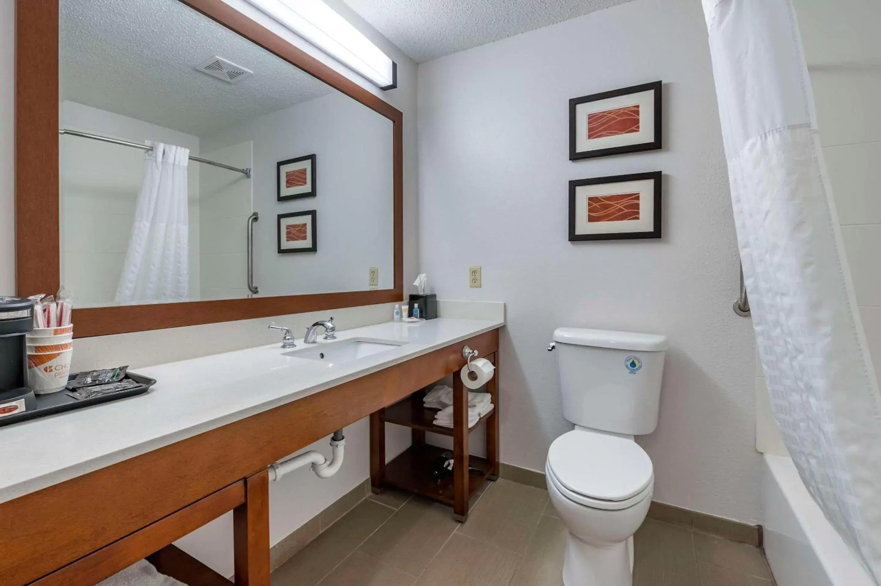 Bedroom, Bathroom in Comfort Inn Plainfield