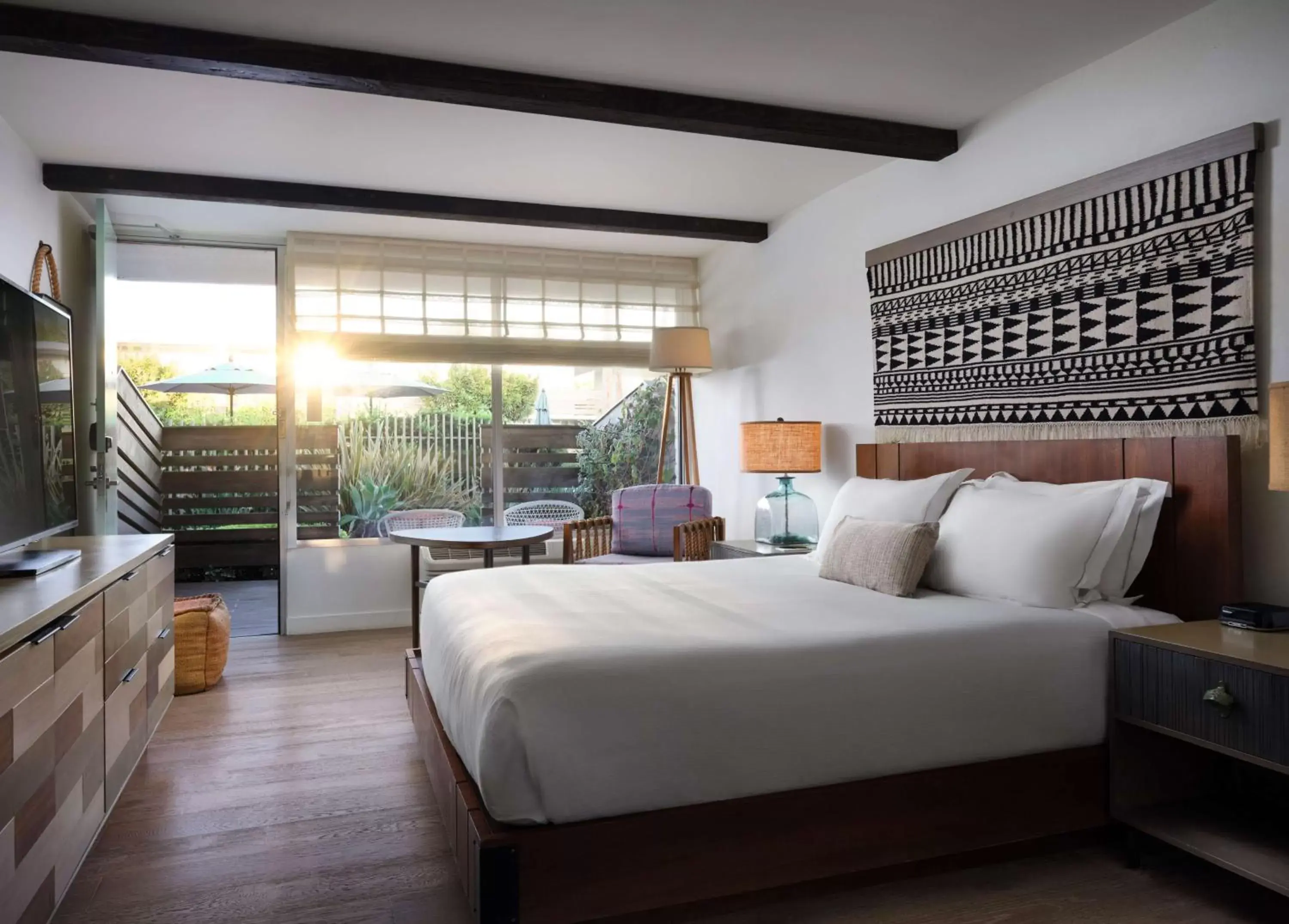 Bed in The Leta Santa Barbara Goleta, Tapestry Collection by Hilton