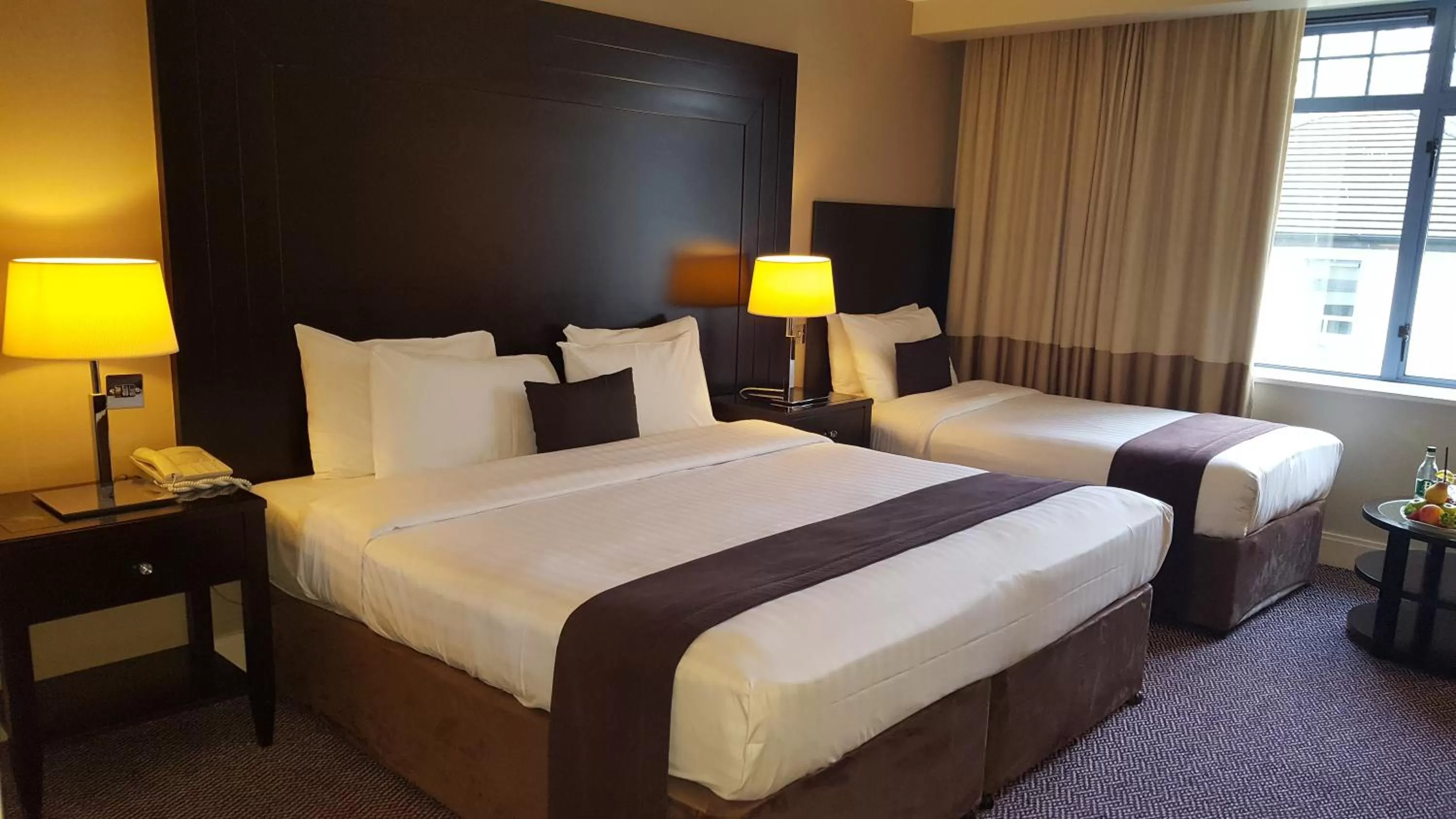 Bed in Shamrock Lodge Hotel