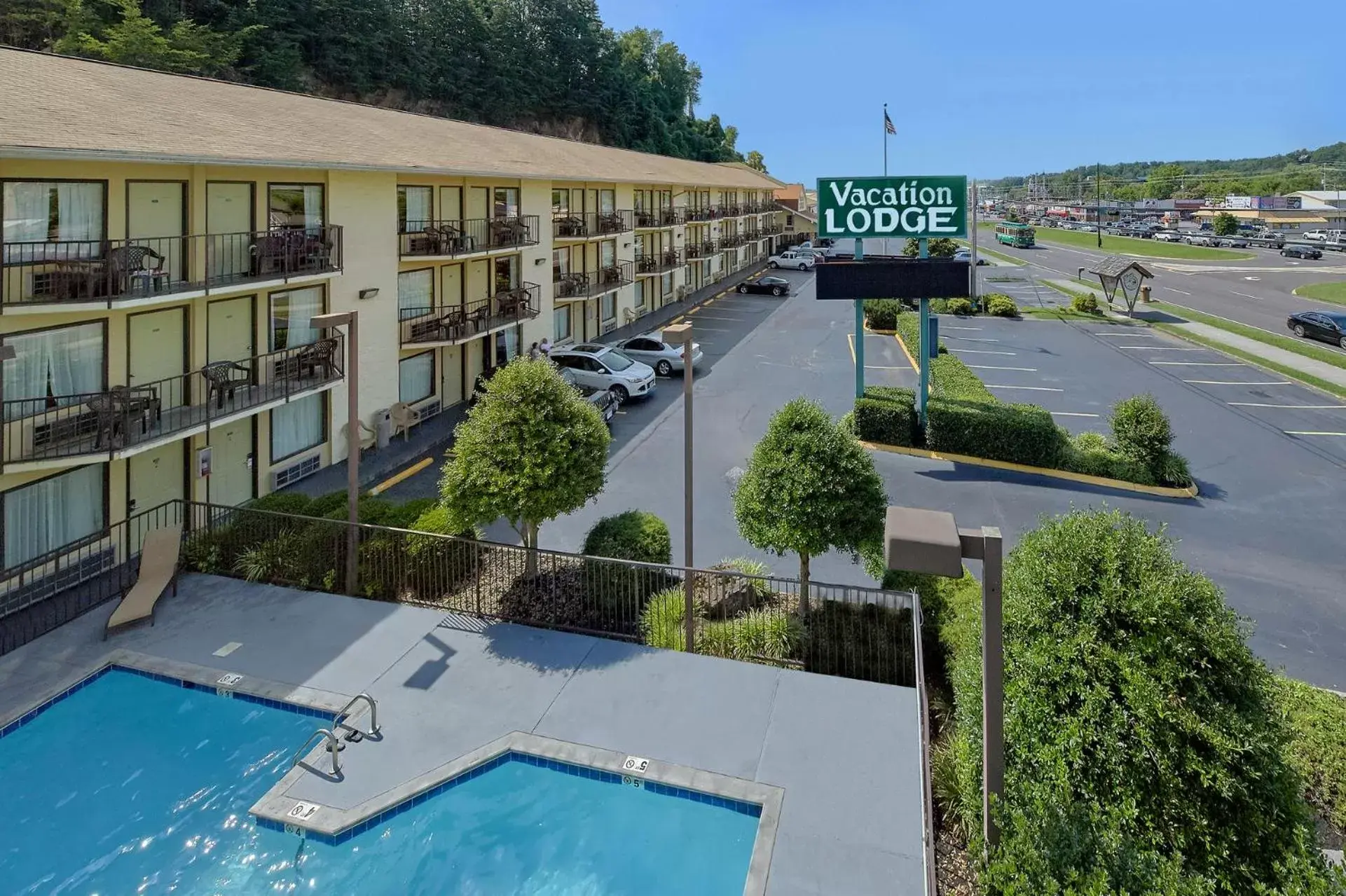 Property building, Pool View in Vacation Lodge