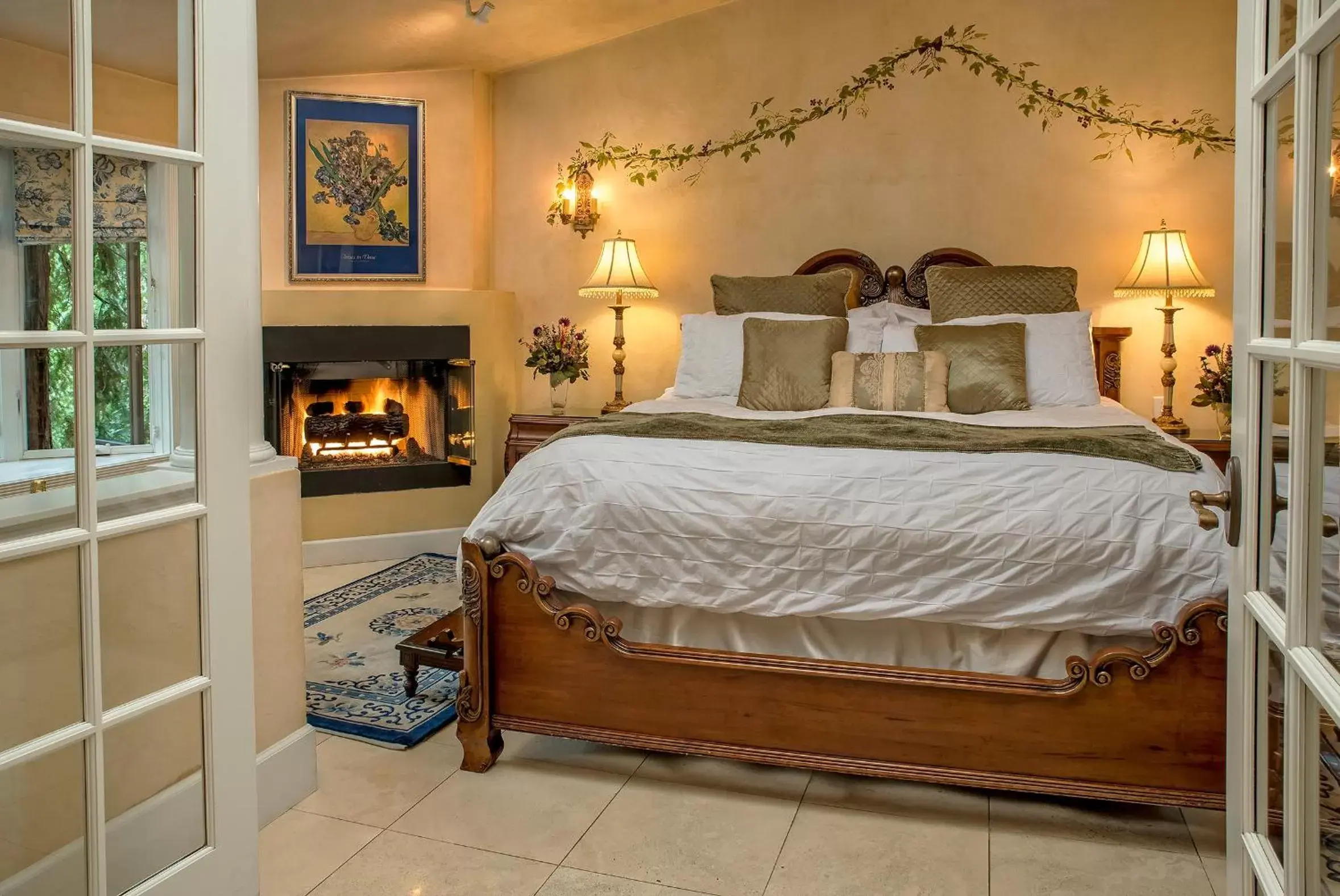 Bedroom, Bed in Candlelight Inn Napa Valley Bedroom, Bed in Candlelight Inn Napa Valley