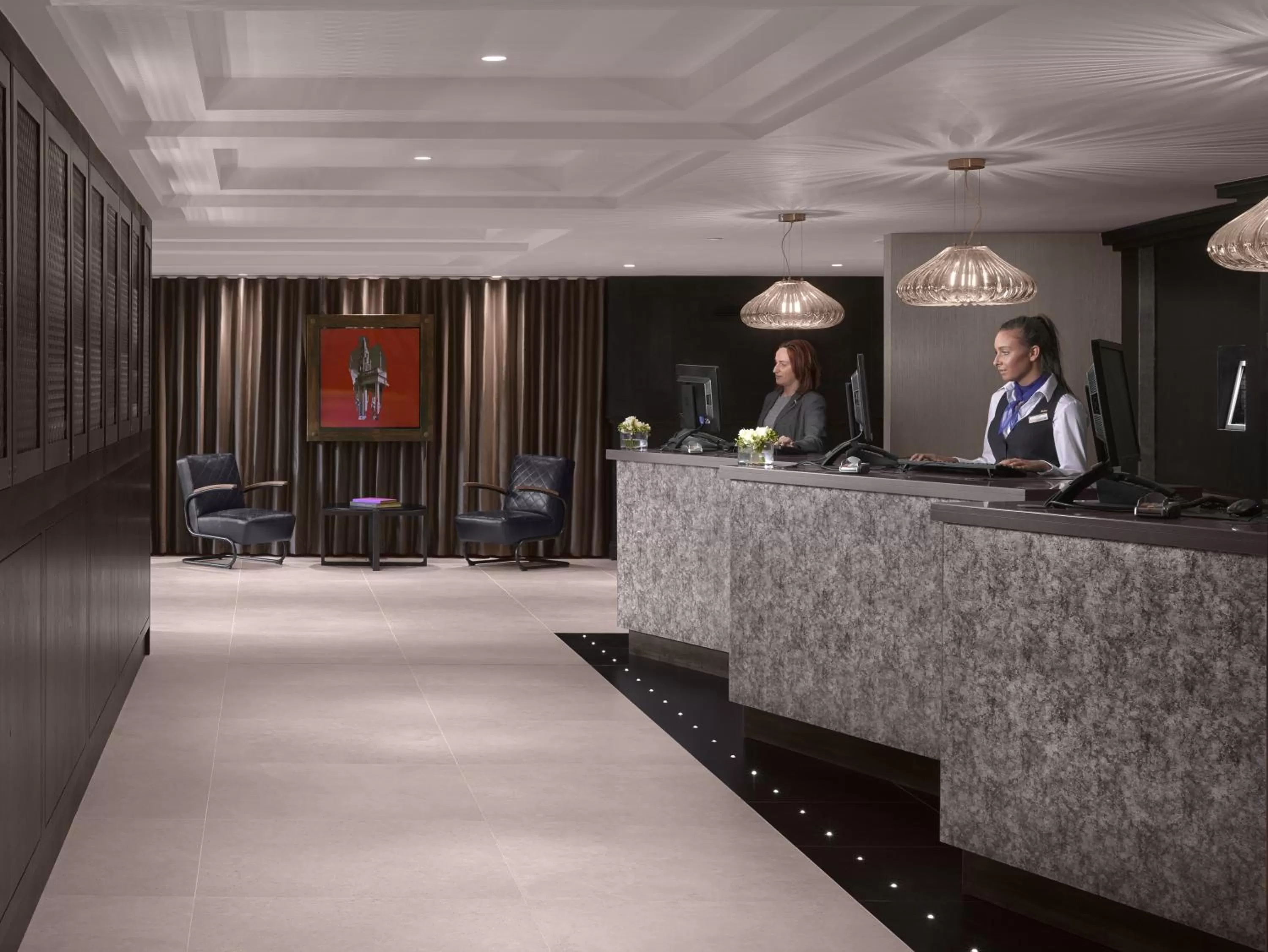 Lobby or reception in Radisson Blu Hotel, Leeds City Centre