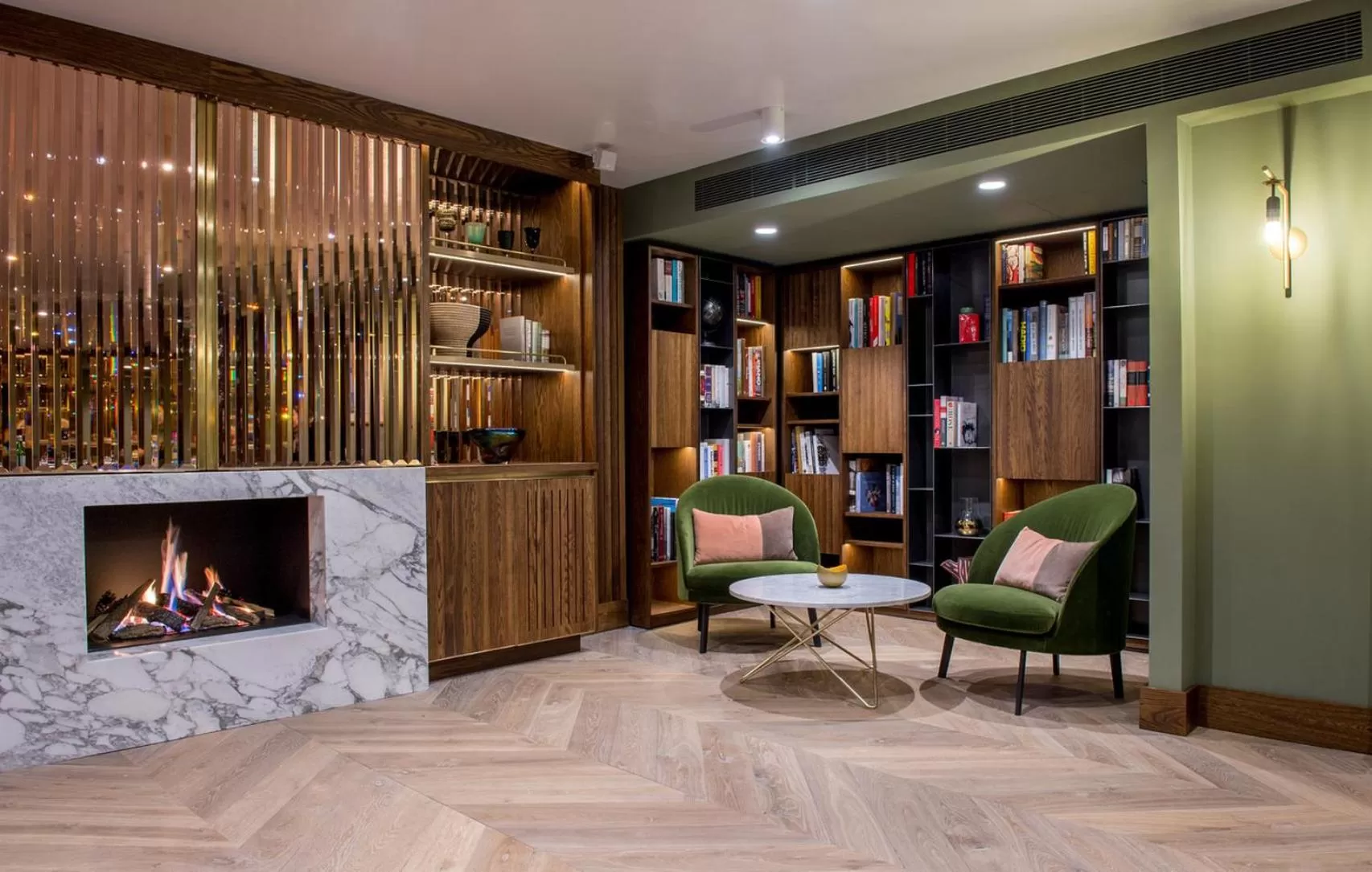 Lobby or reception in The Marylebone Hotel