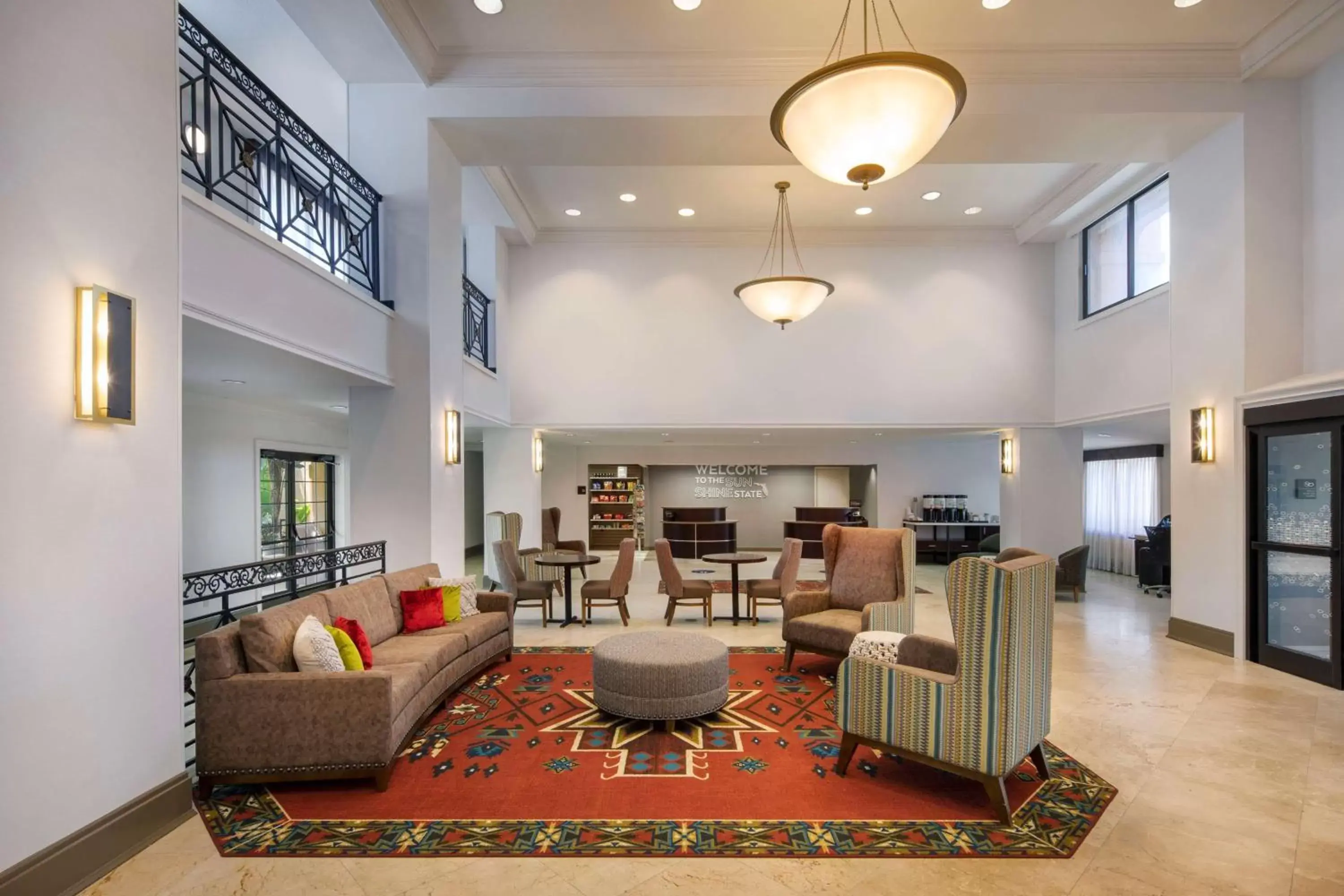 Lobby or reception, Seating Area in Hampton Inn & Suites St. Augustine-Vilano Beach