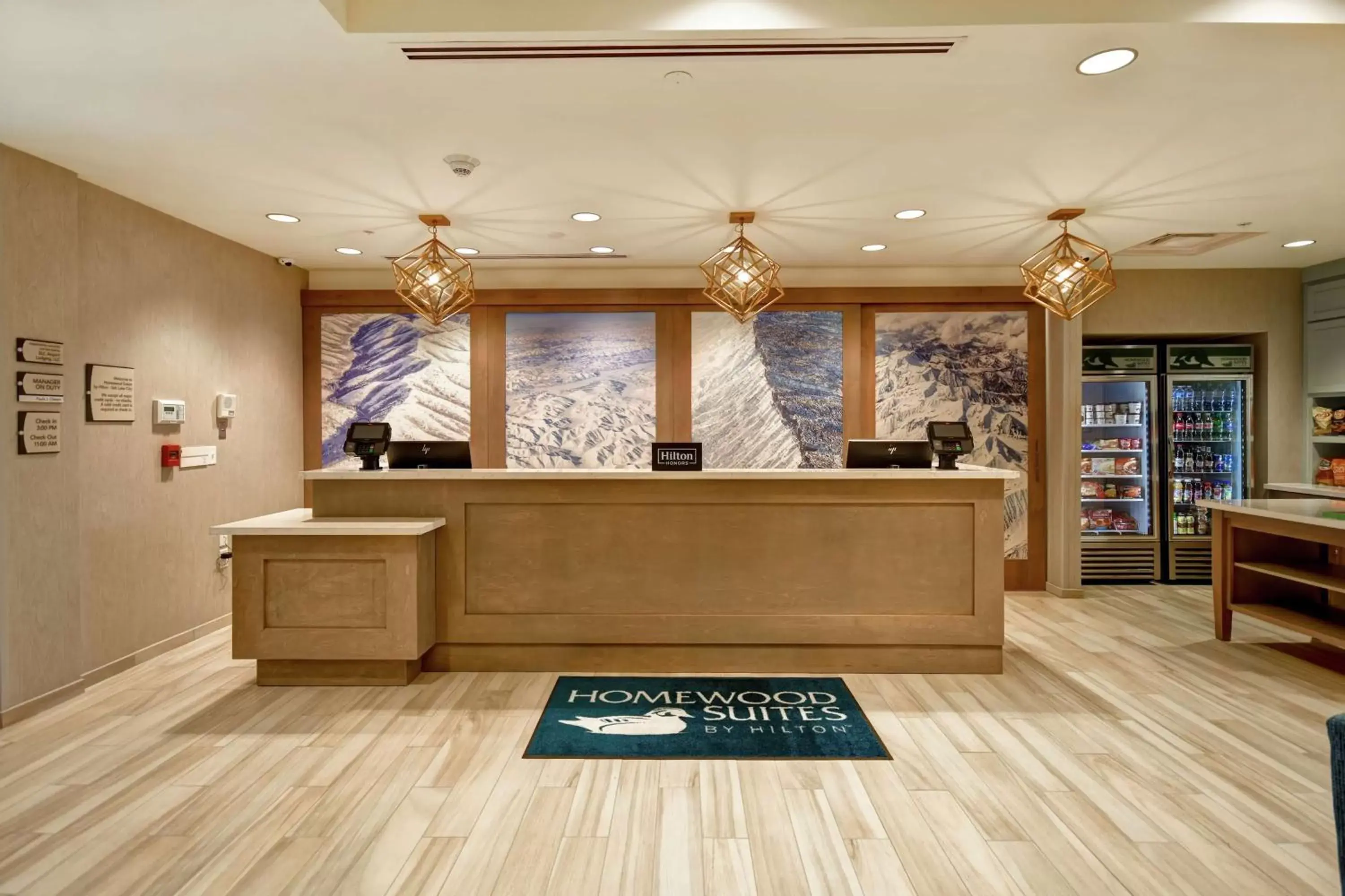 Lobby or reception, Lobby/Reception in Homewood Suites By Hilton Salt Lake City Airport