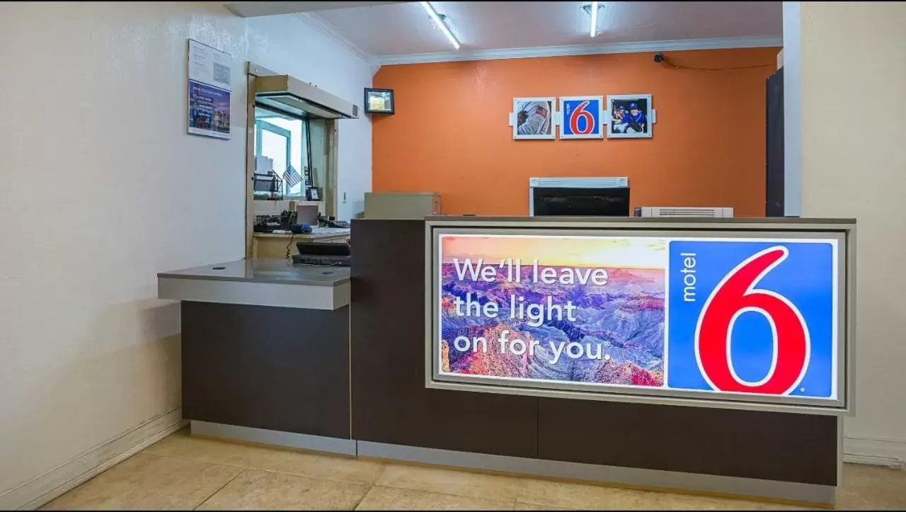 Property logo or sign, Lobby/Reception in Motel 6-Brinkley, AR