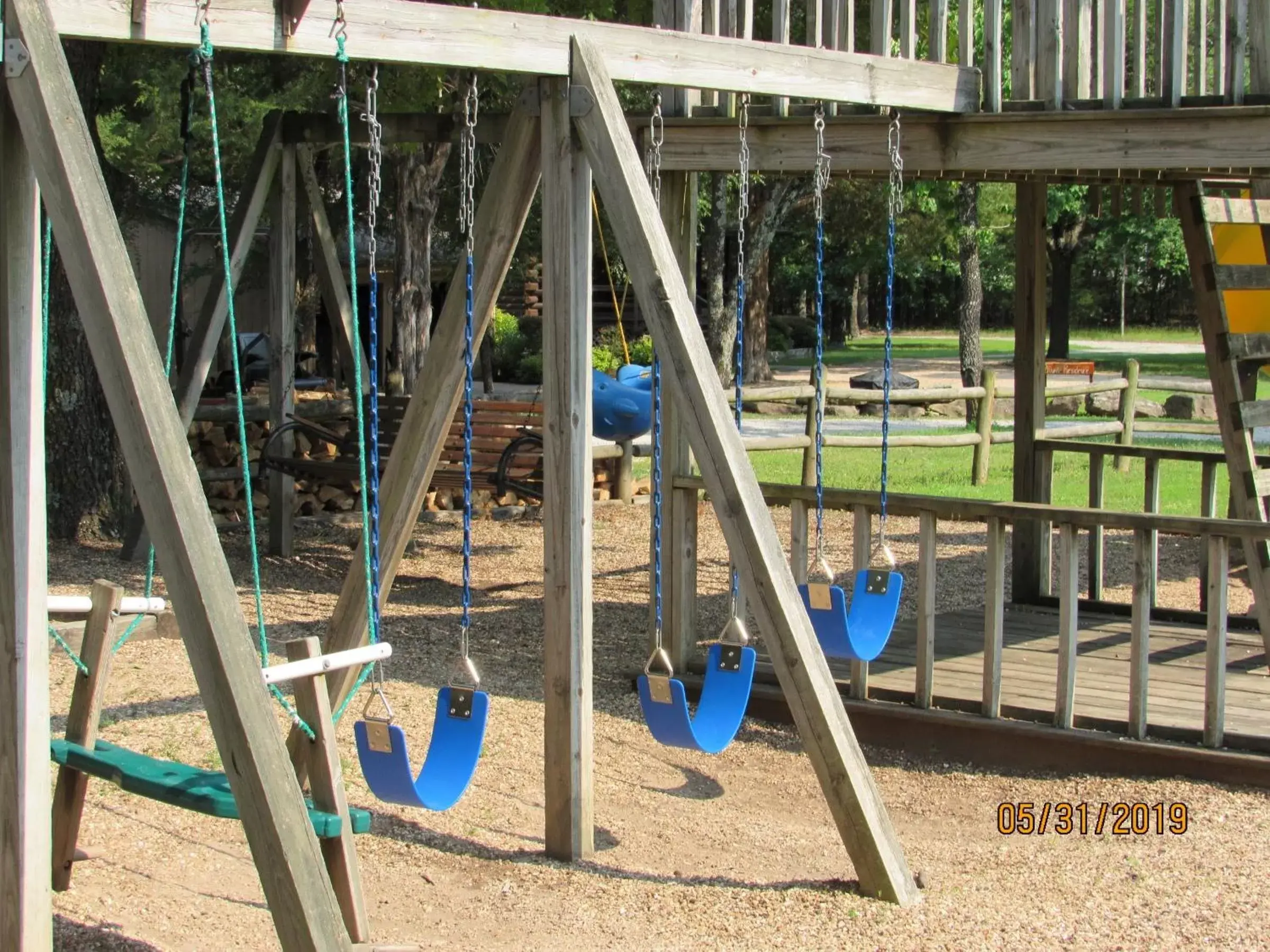 Property building, Children's Play Area in Bar M Resort & Campground