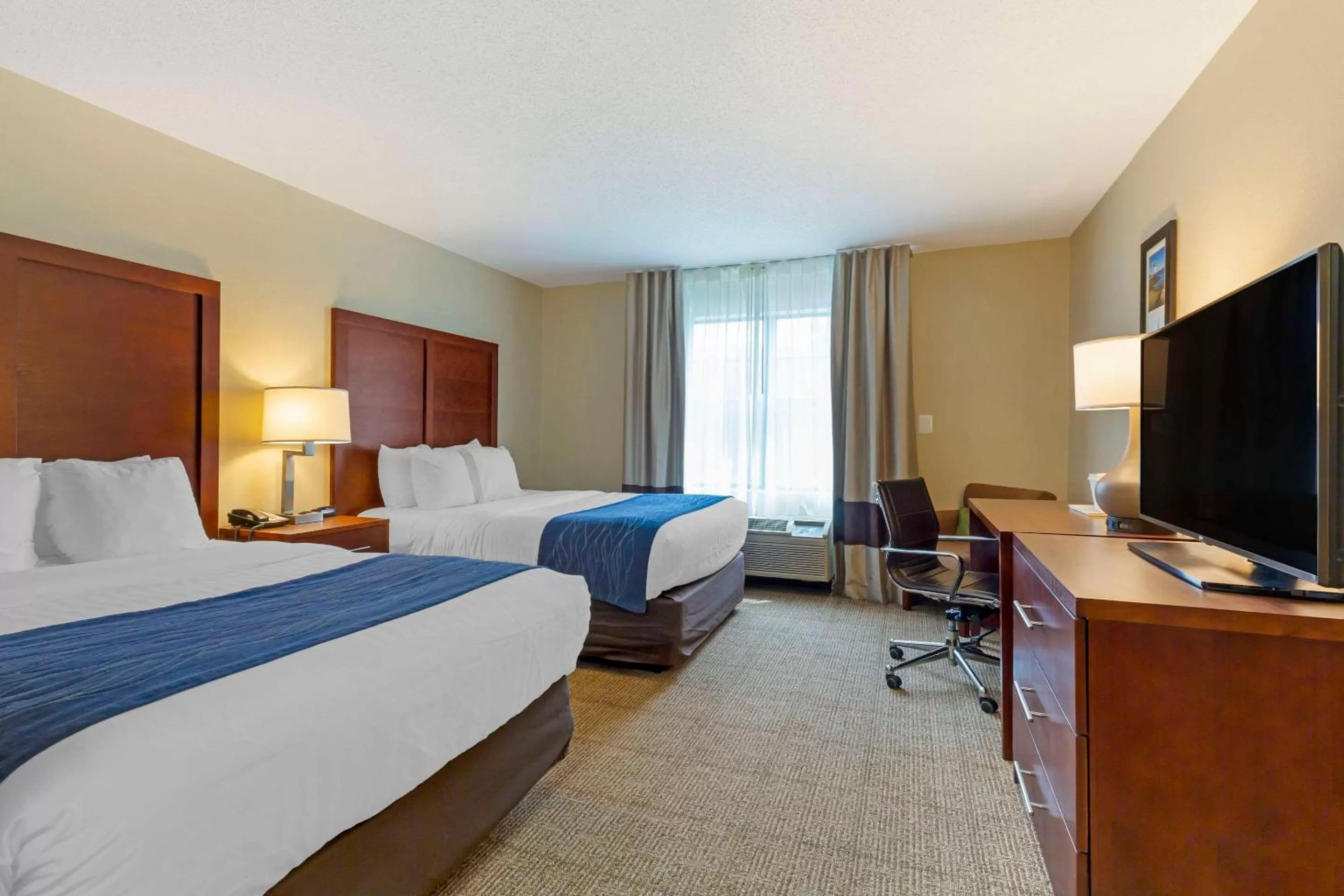 Bedroom, Bed in Comfort Inn Danvers - Boston North Shore