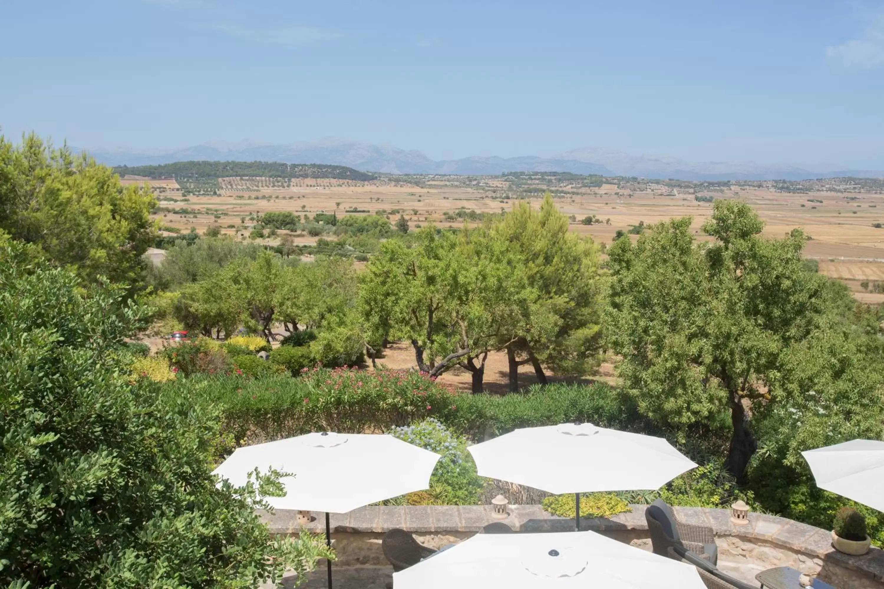 Natural landscape, Pool View in Casa Font i Roig