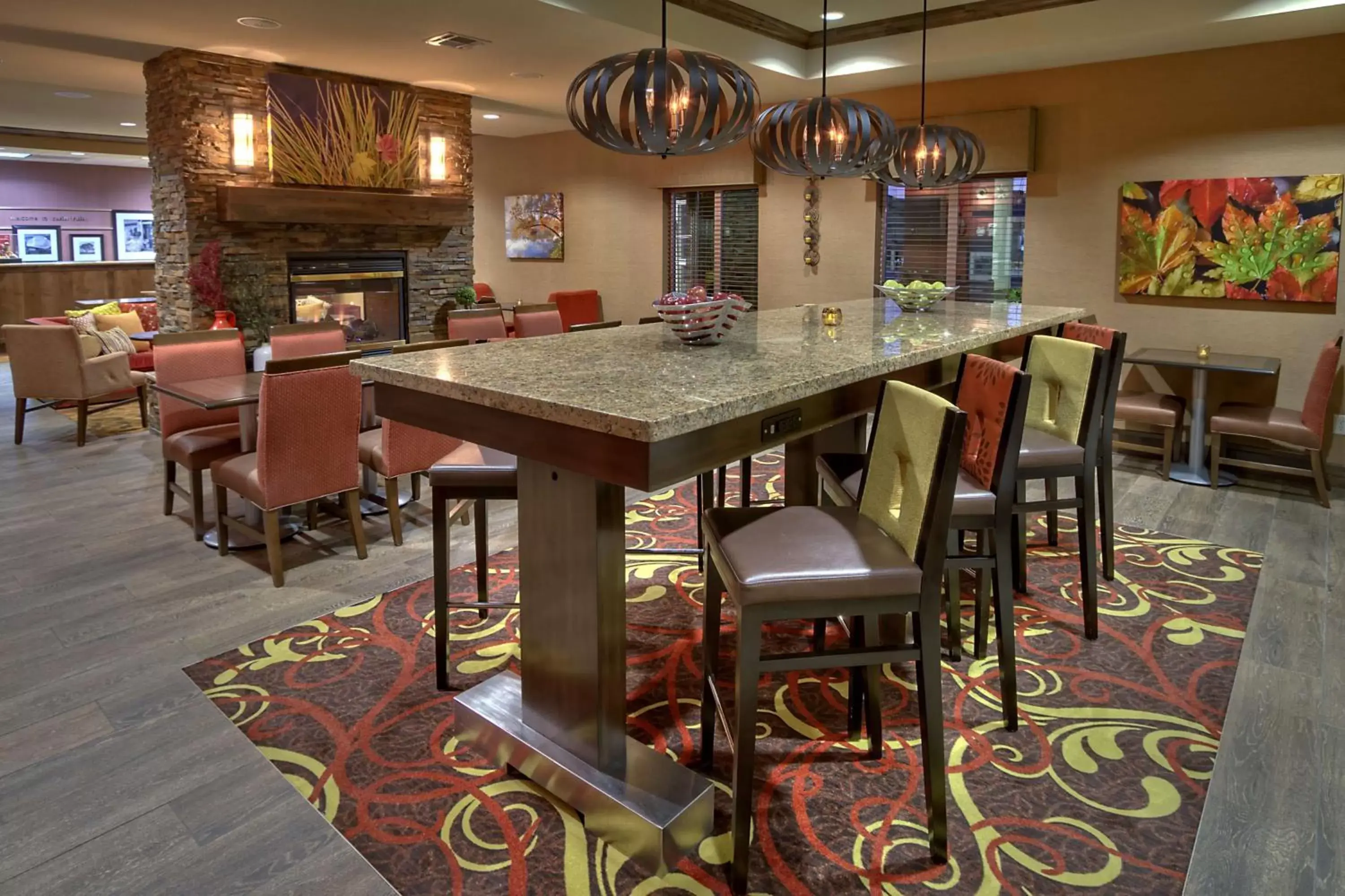 Lobby or reception, Lounge/Bar in Hampton Inn Twin Falls