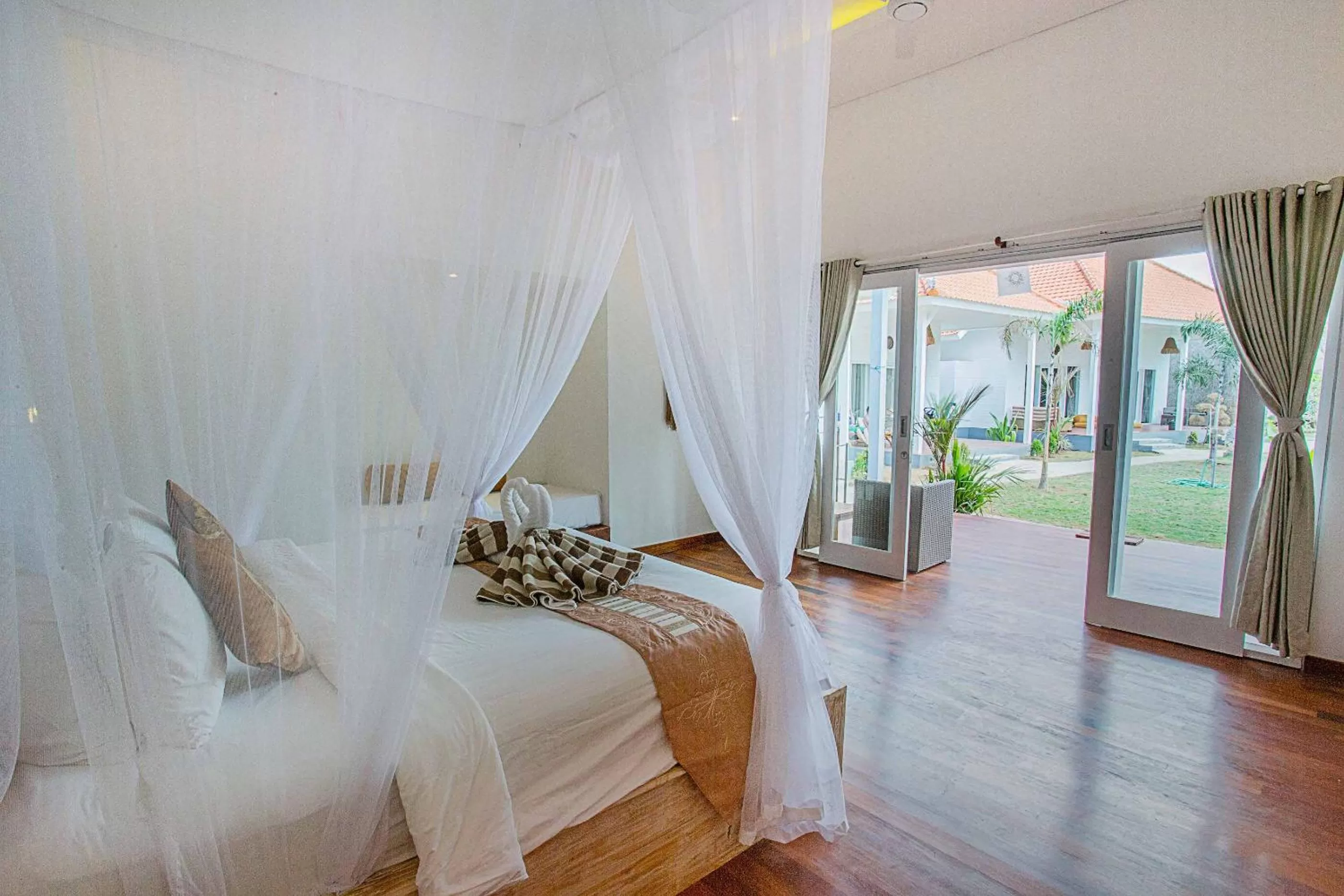 Bed in Sanghyang Bay Villas