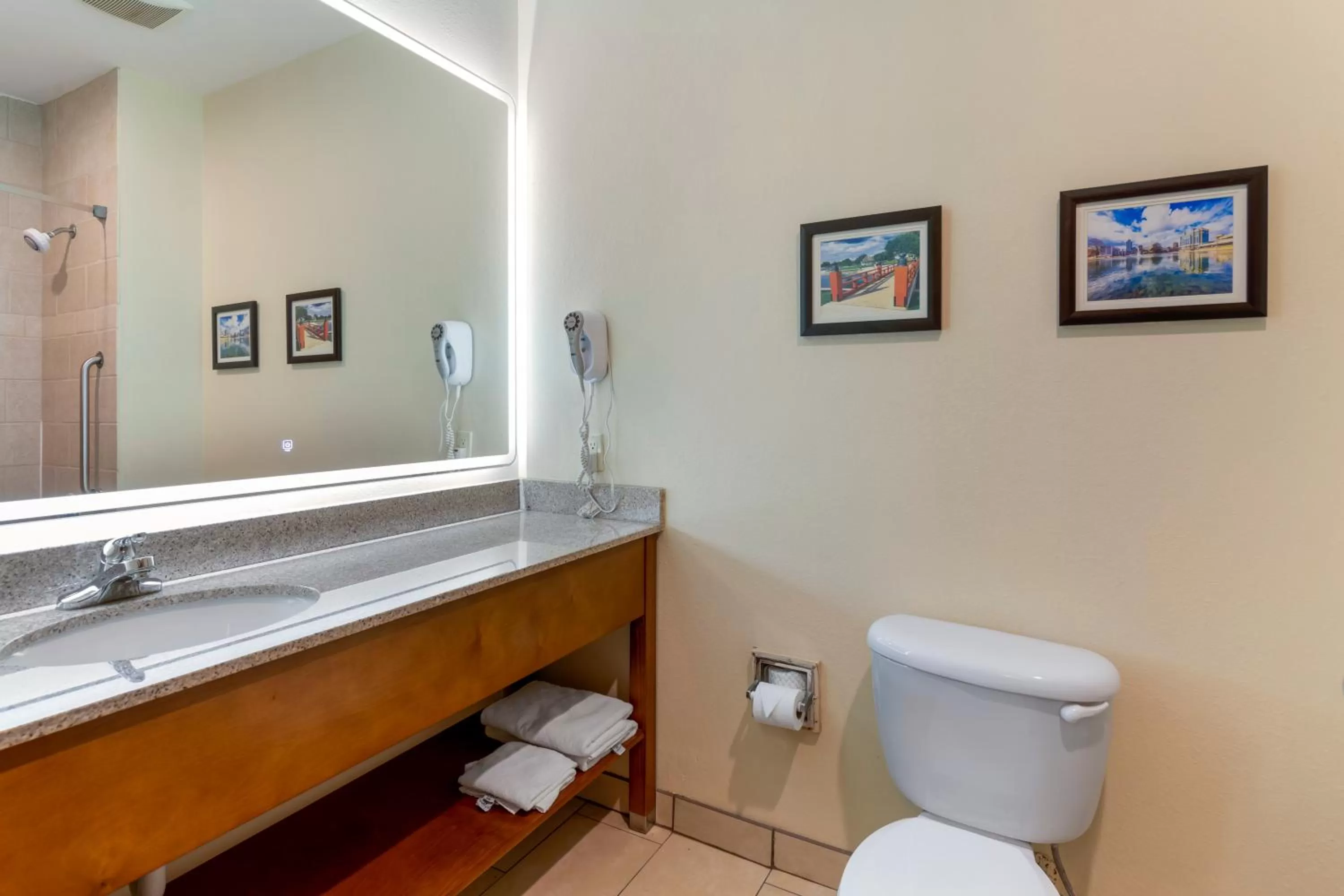 King Room with Roll-In Shower - Accessible/Non-Smoking in Comfort Inn Huntsville near University
