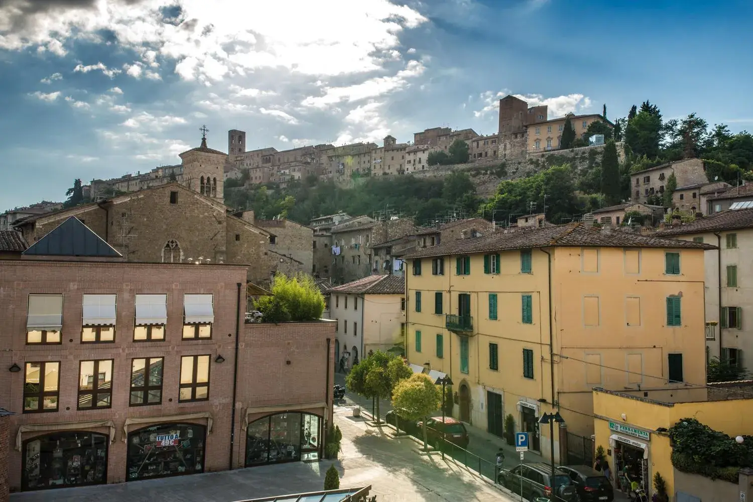 City view in La Vecchia Cartiera