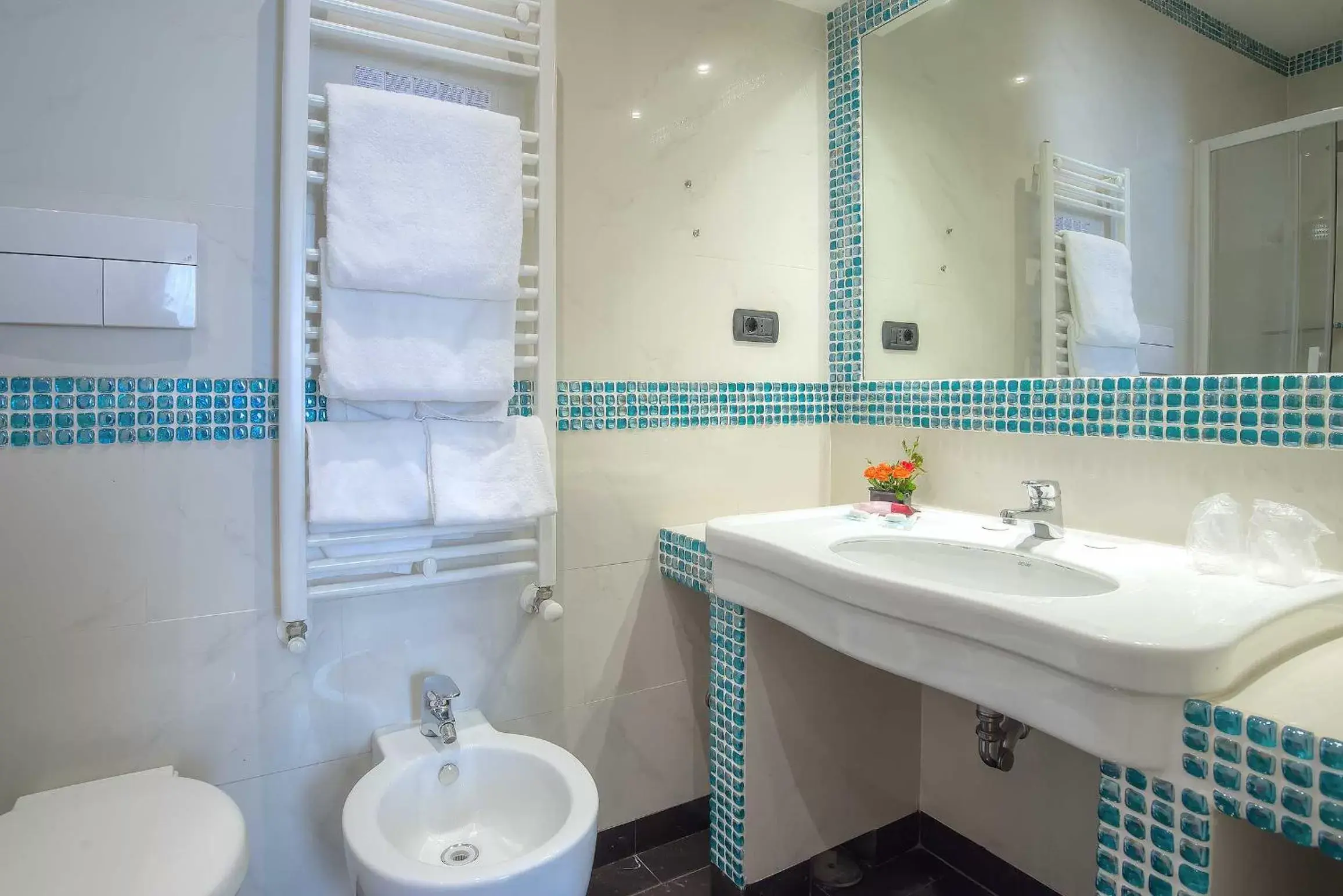 Shower, Bathroom in Hotel Caracciolo