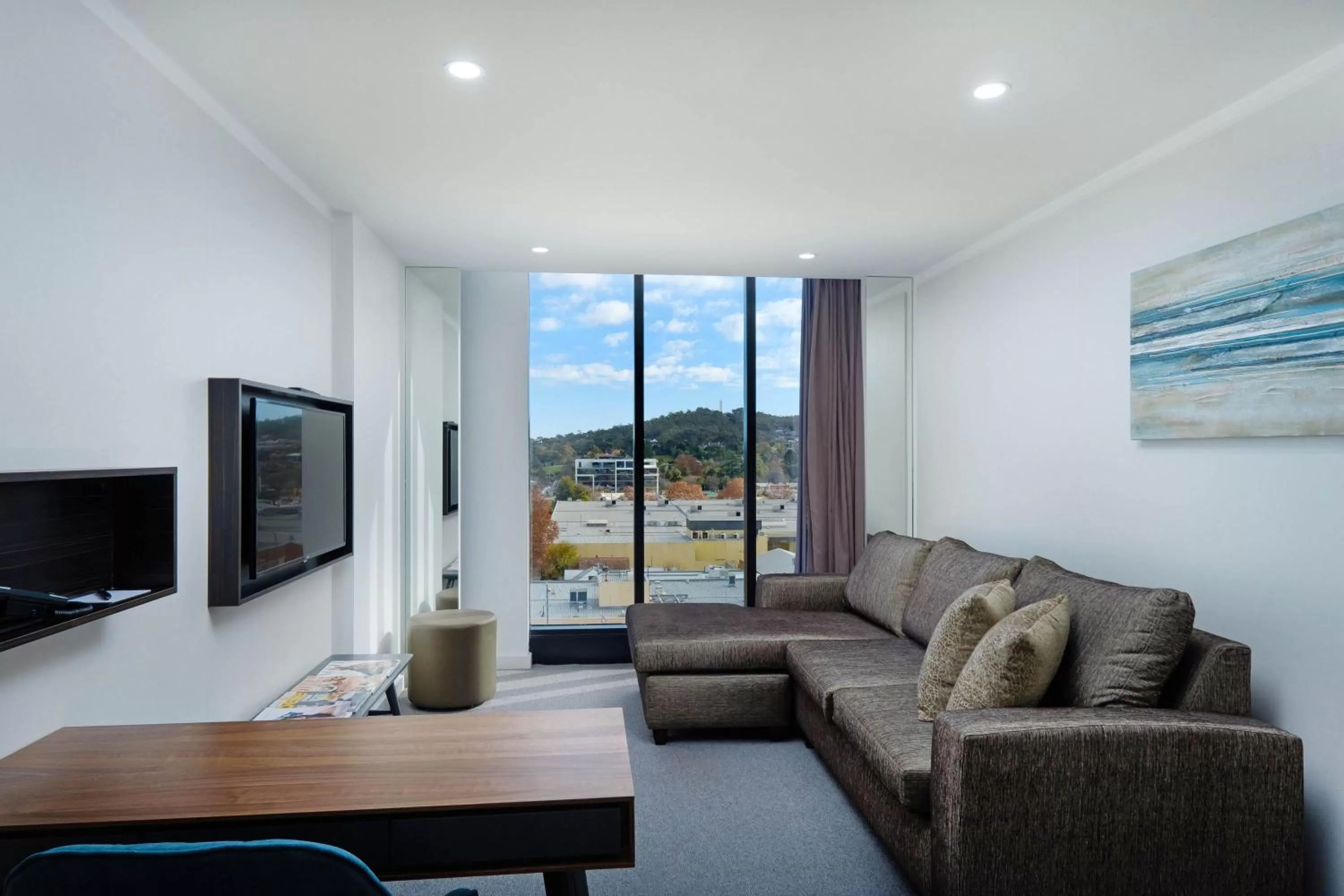 Living room in Mantra Albury
