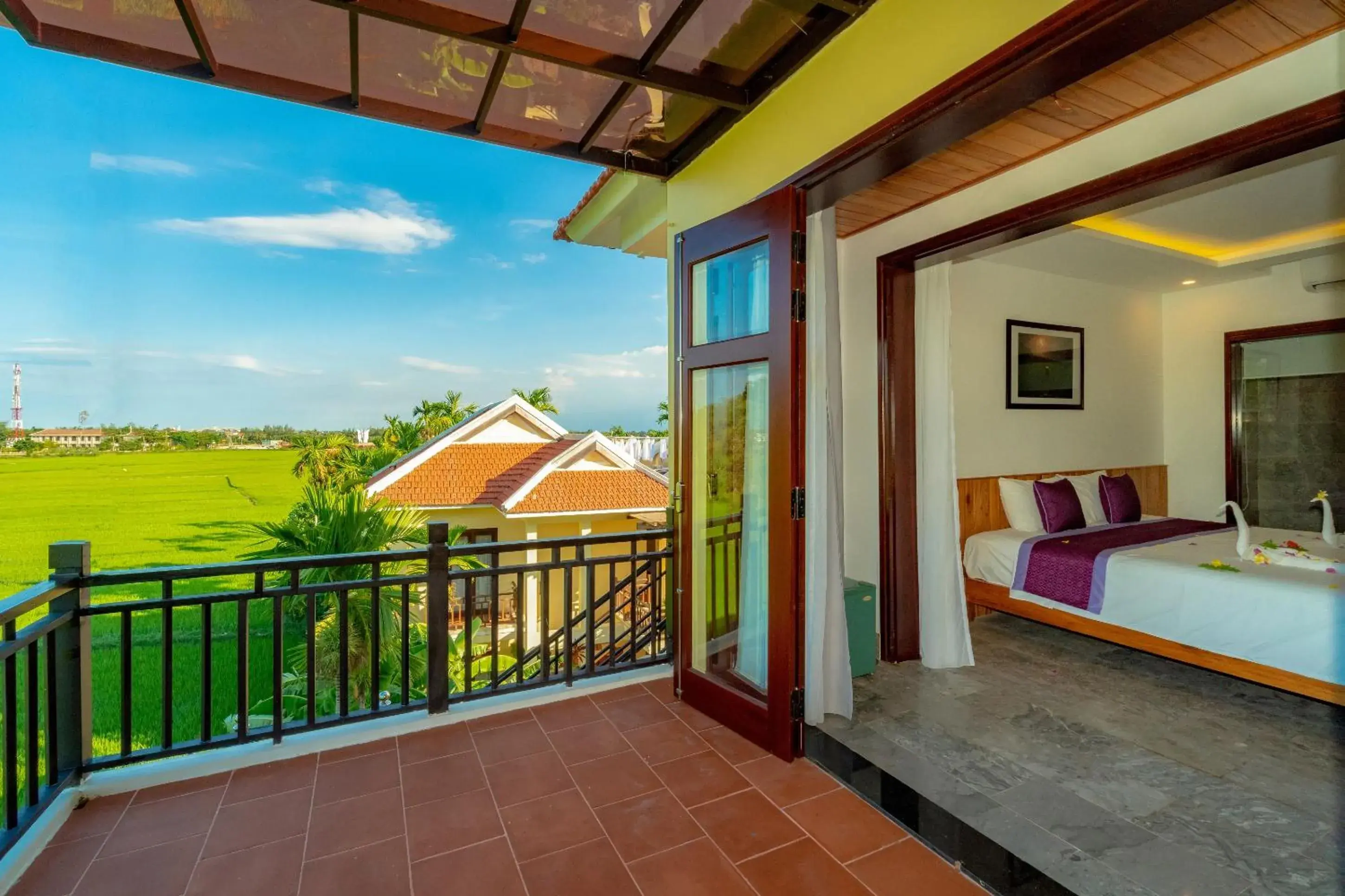 Bed in Lama Villa Hoi An