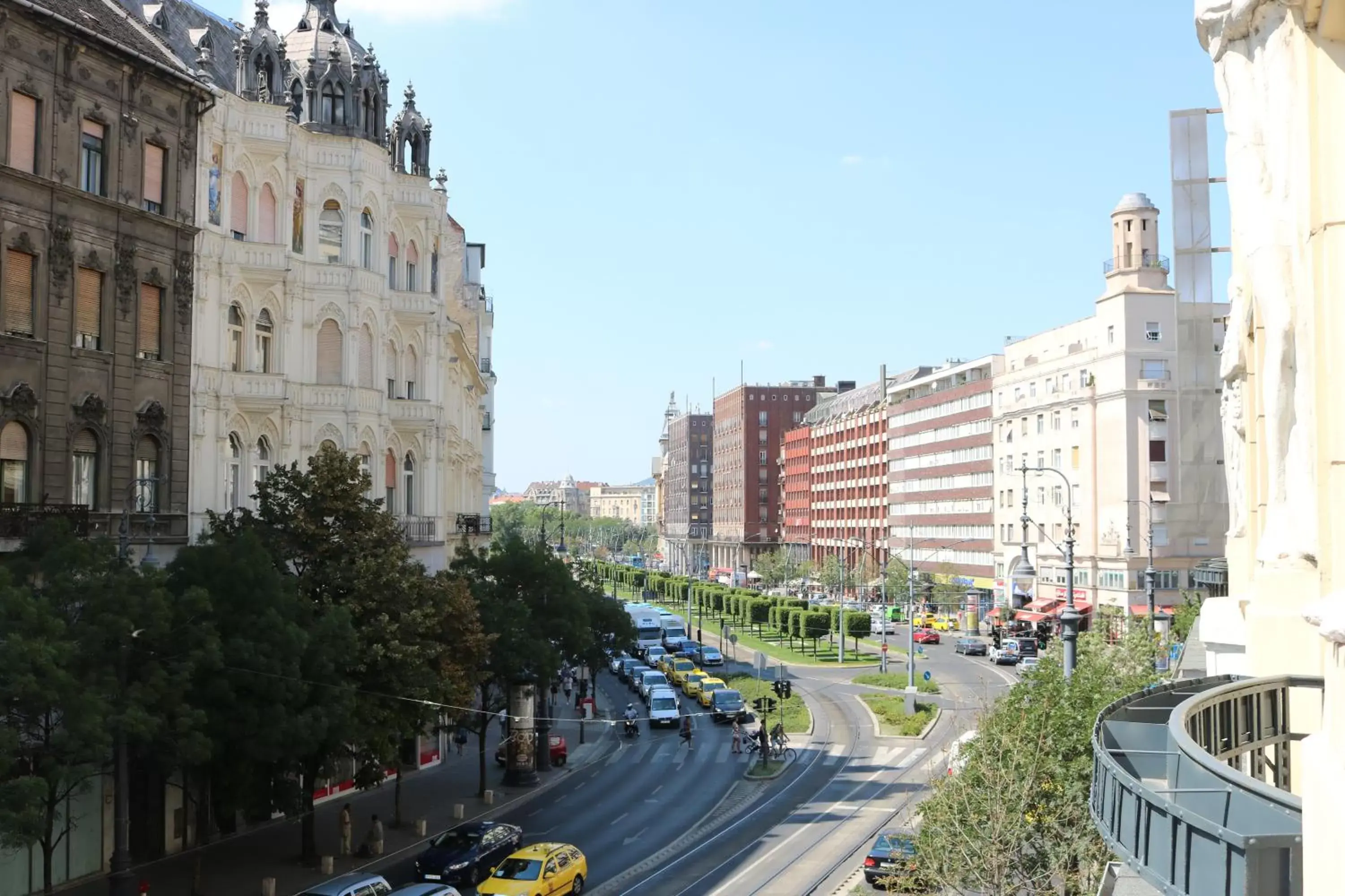 City view in Budapest Panorama Central