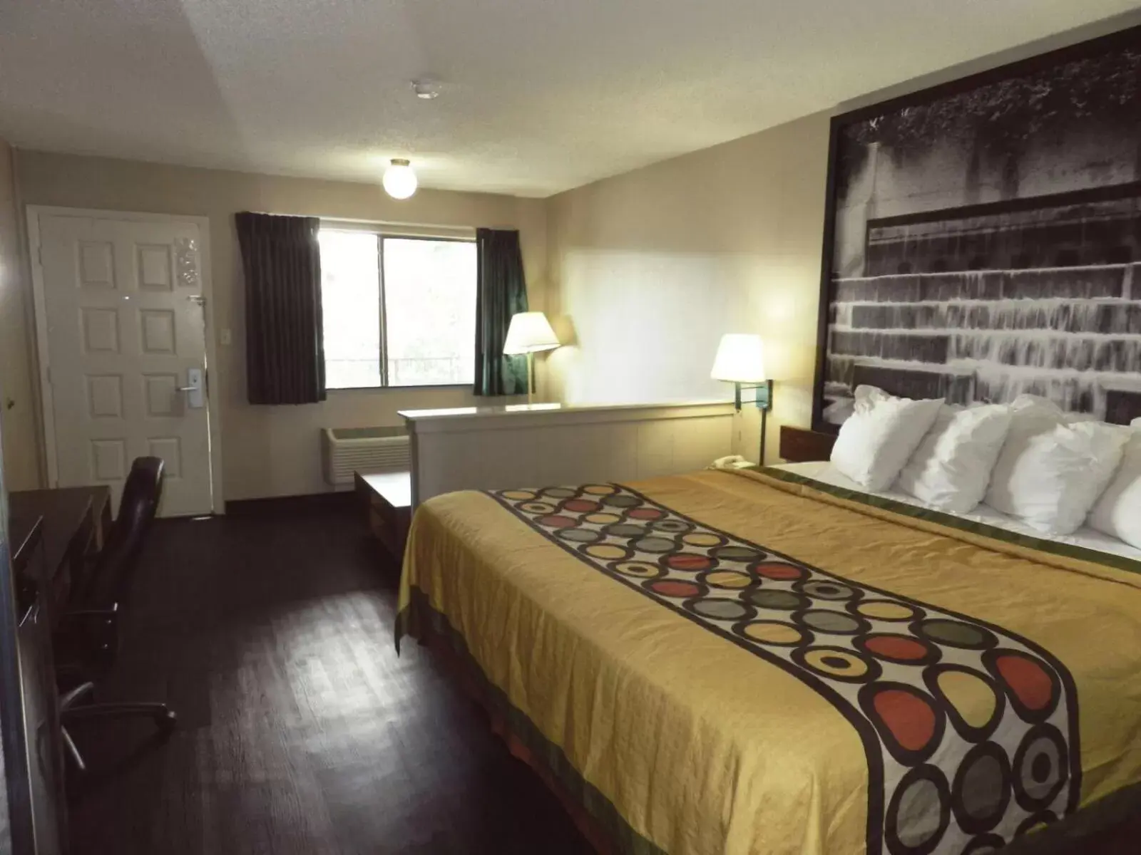 Bed in Super 8 by Wyndham Universal City