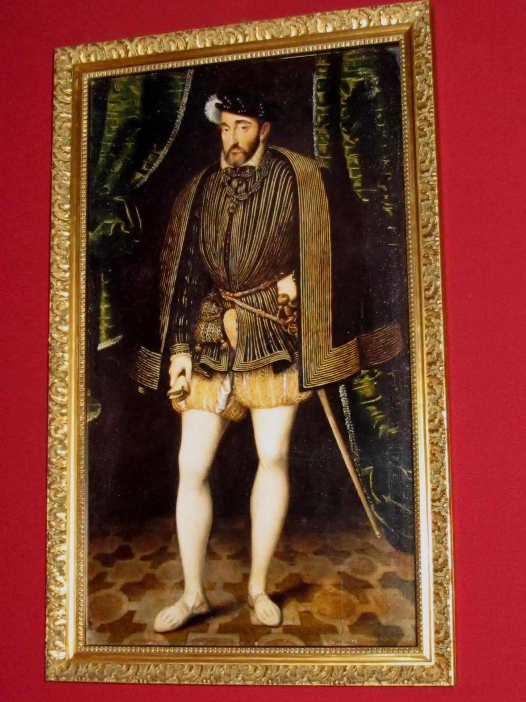 Decorative detail in Manoir de la Rémonière