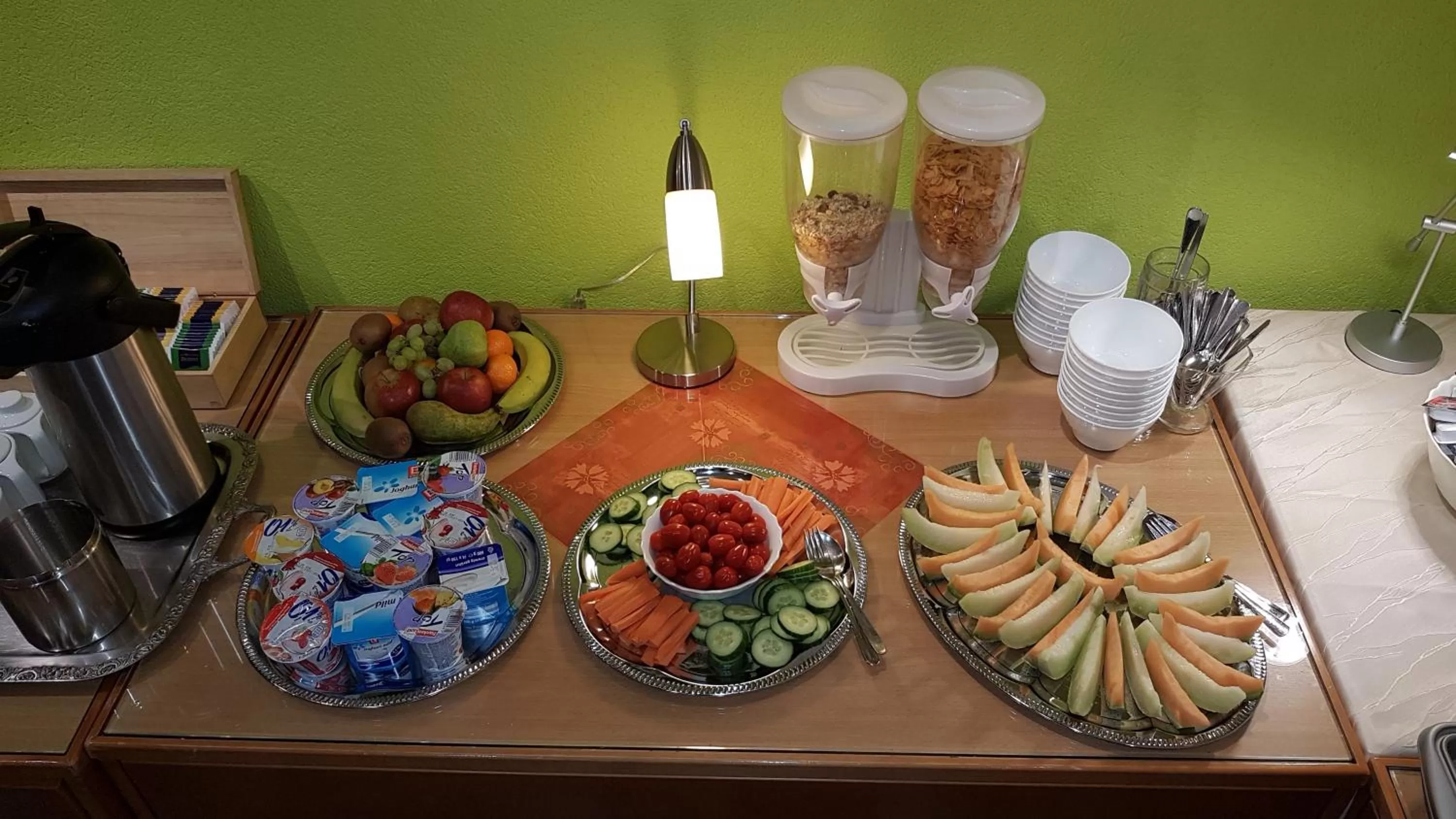 Buffet breakfast in Hotel Exquisite