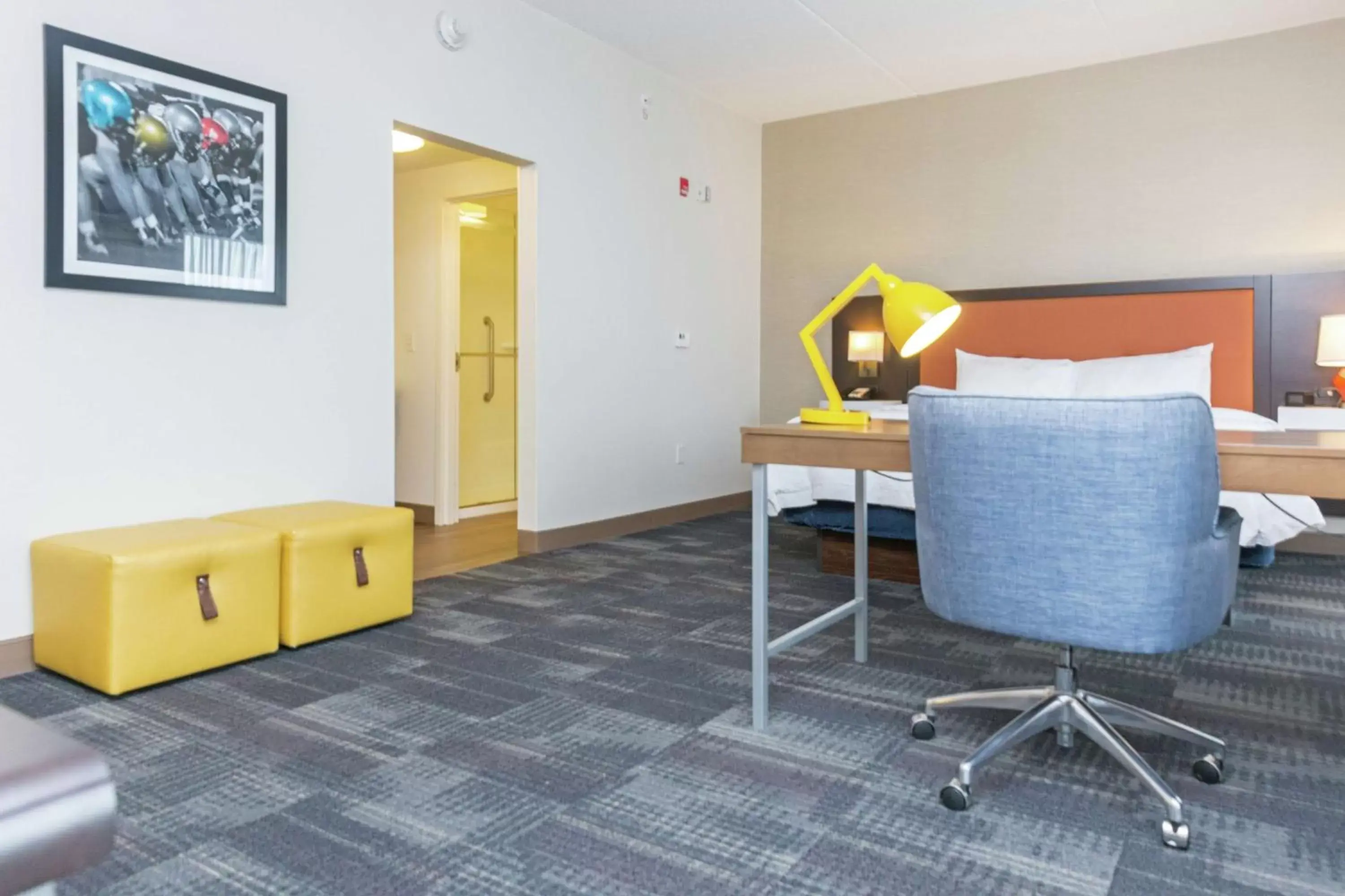 King Studio Suite - Hearing Accessible/Non-Smoking in Hampton Inn & Suites Morgantown / University Town Centre King Studio Suite - Hearing Accessible/Non-Smoking in Hampton Inn & Suites Morgantown / University Town Centre