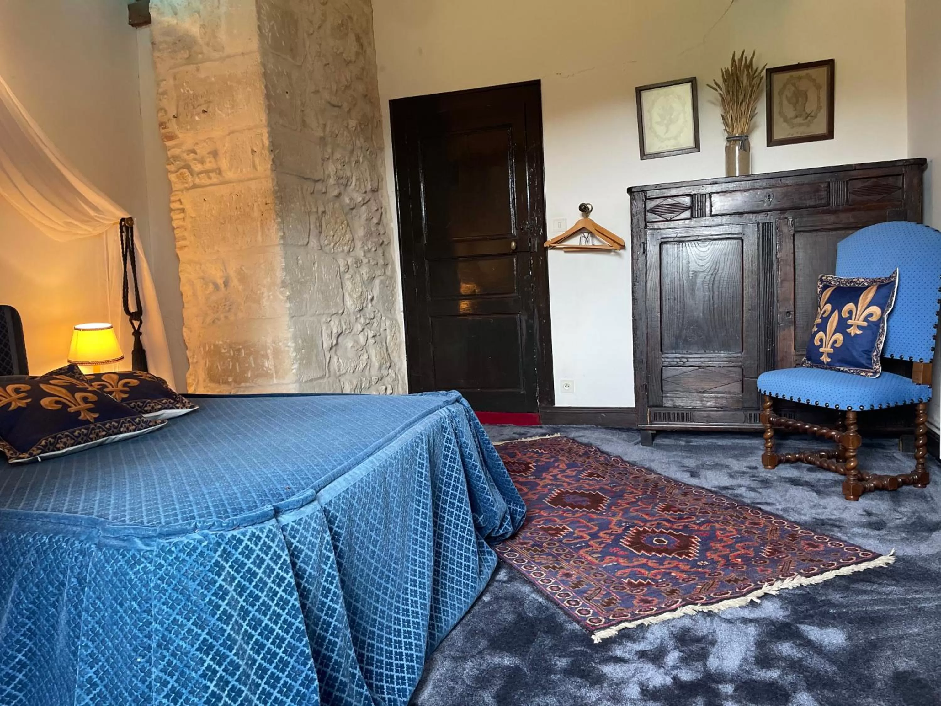 Bed in Manoir de la Rémonière