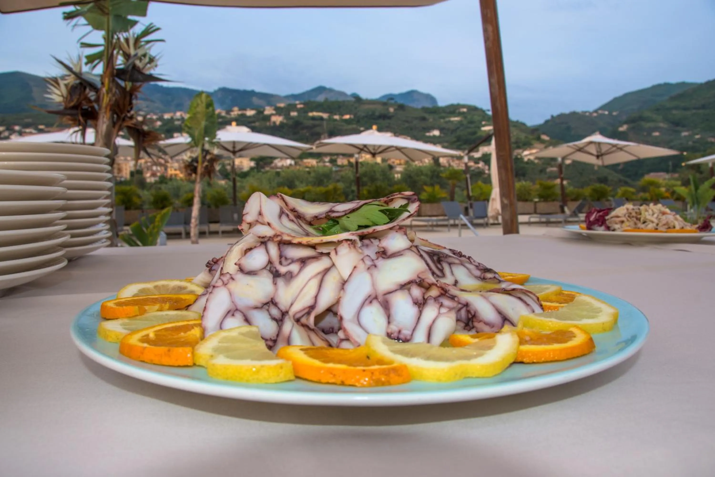 Food close-up in Grand Hotel Moon Valley